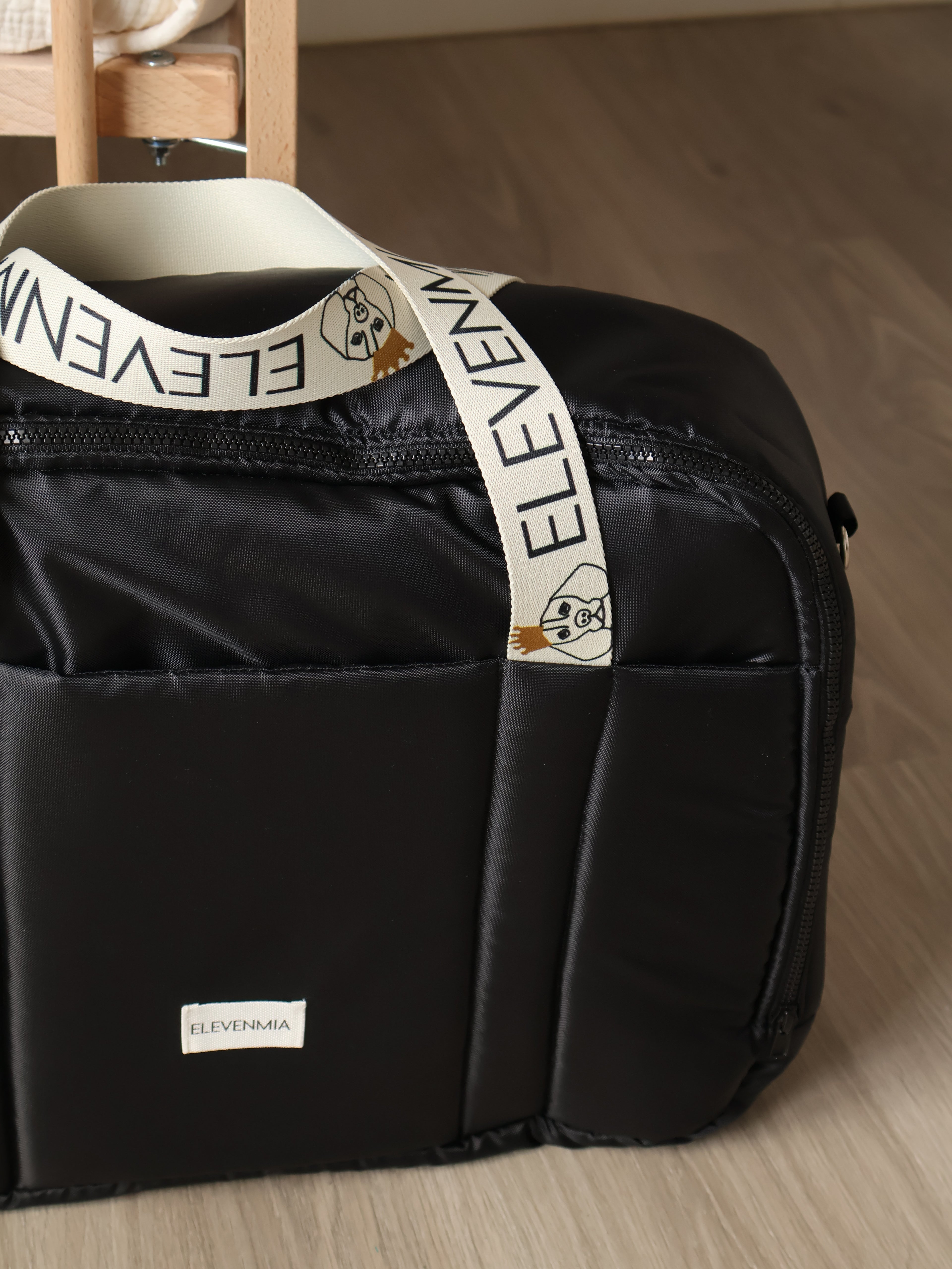 Maleta Maternal Technic Negro Impermeable