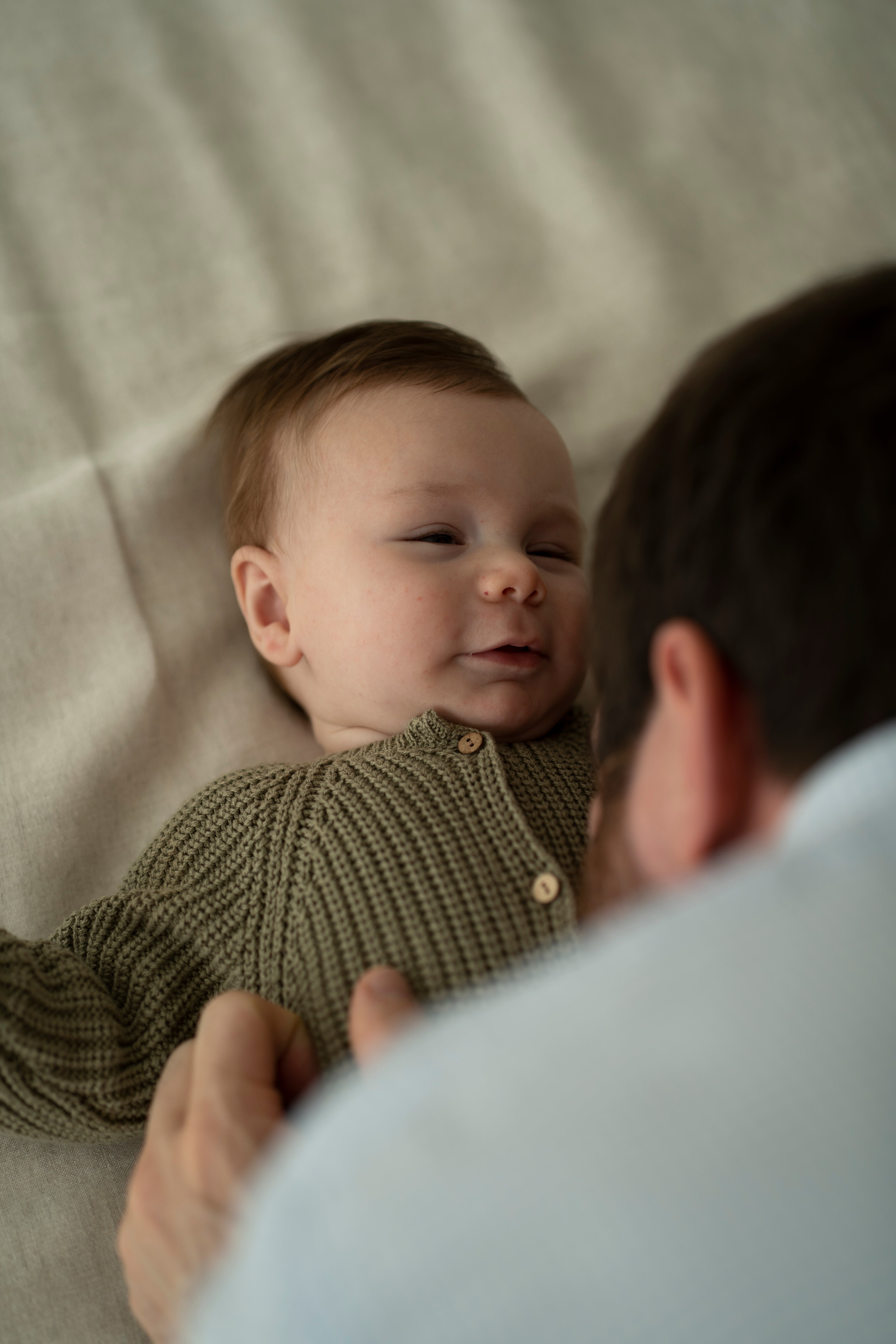 Ensemble en tricot blanc