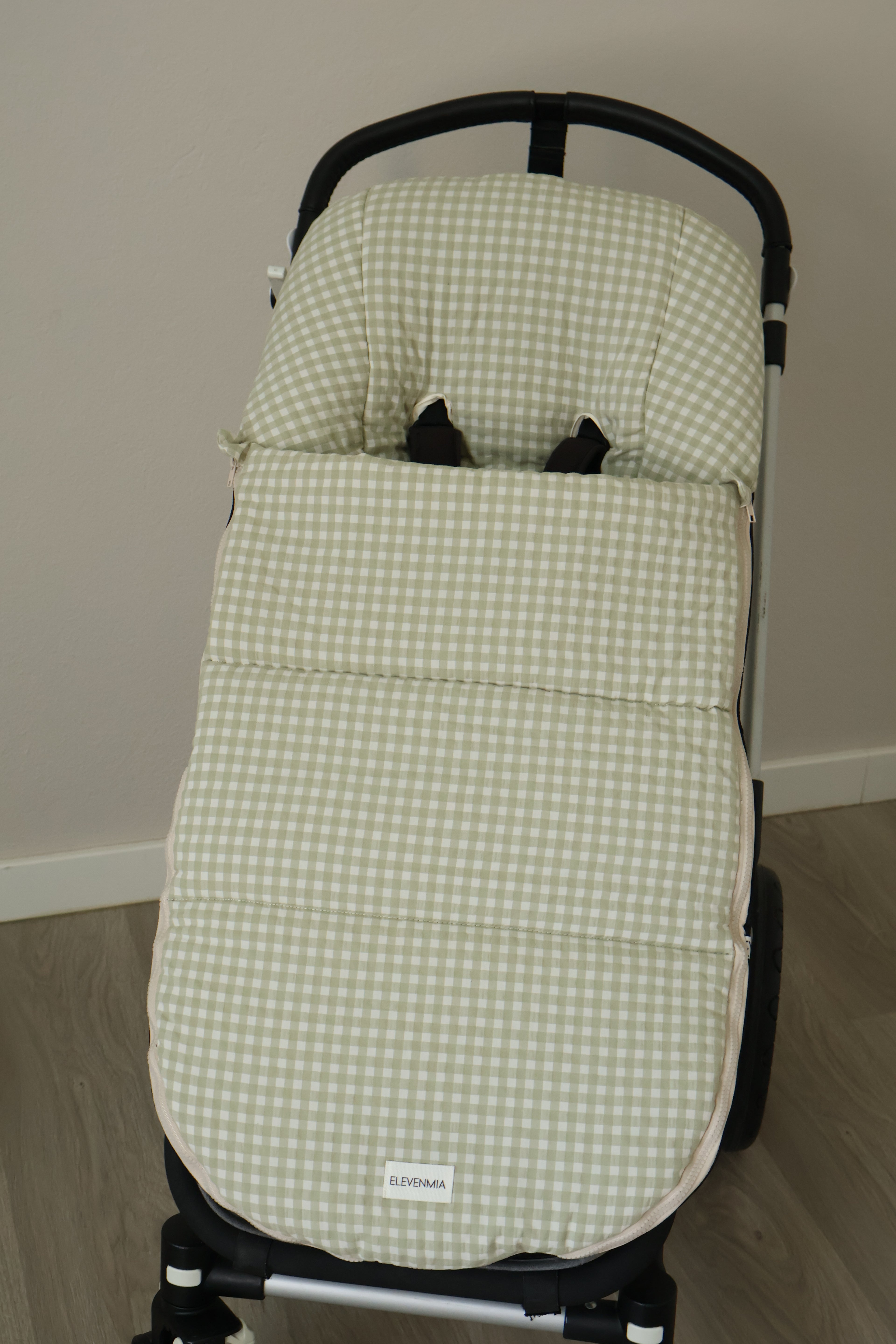 Sac poussette Vichy Matcha