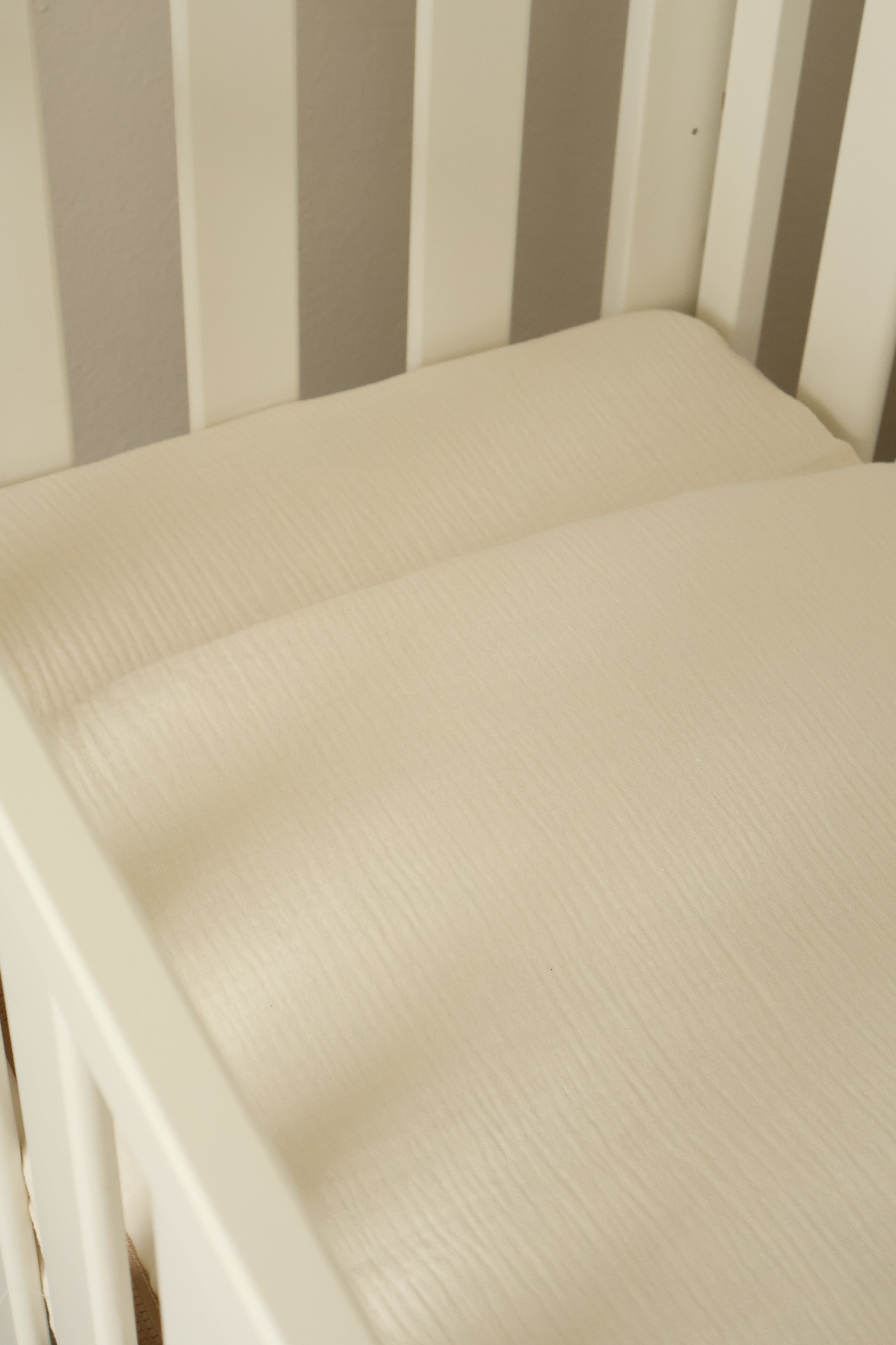 Sac de fond pour mini-berceau 80 x 50 en gaze brute