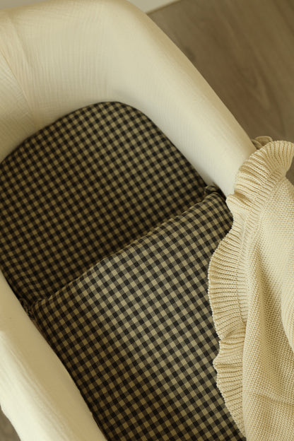 Saco Bajera Cochecito Vichy Verde Militar