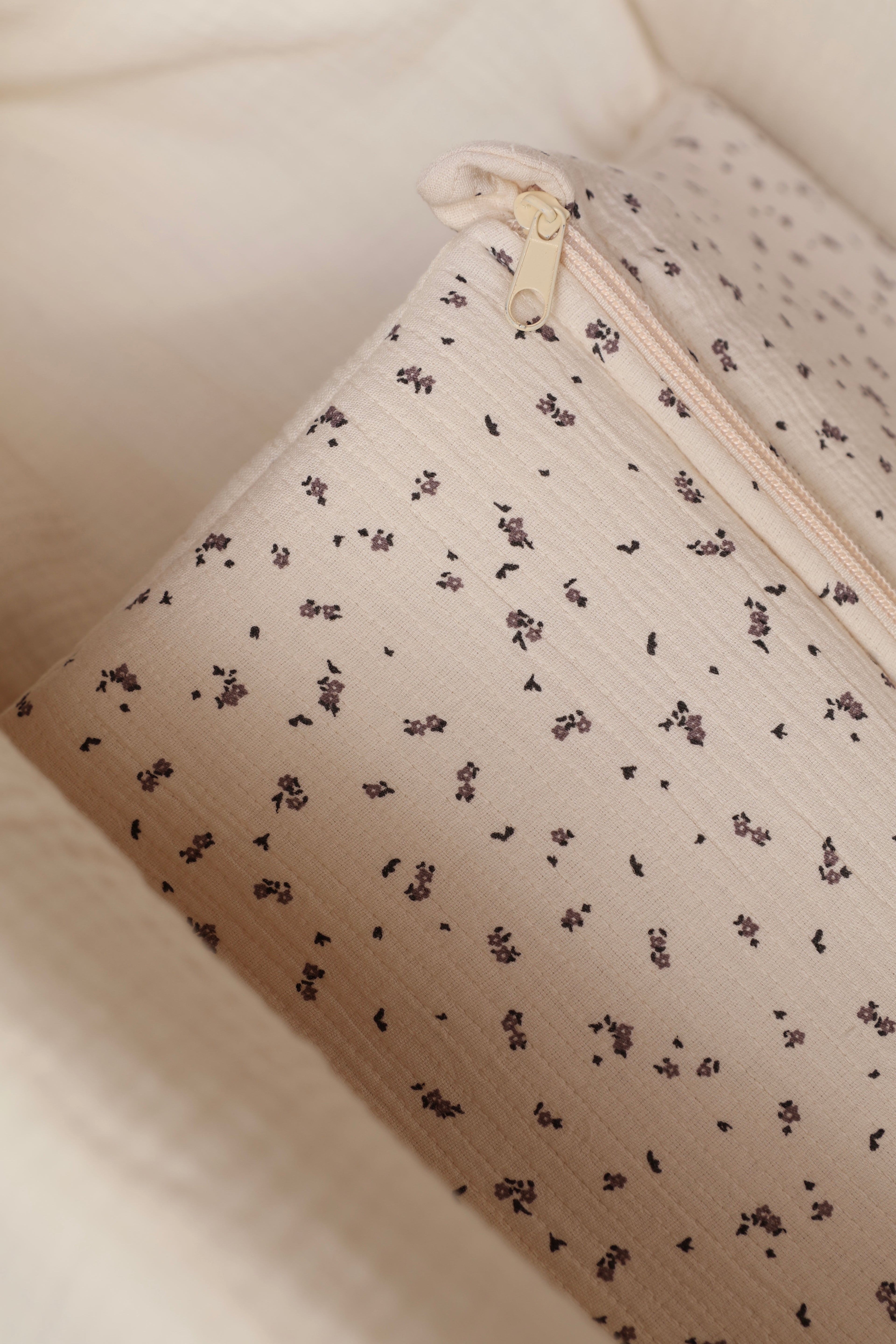 Sac de transport imprimé pour jumeaux + gaze brute