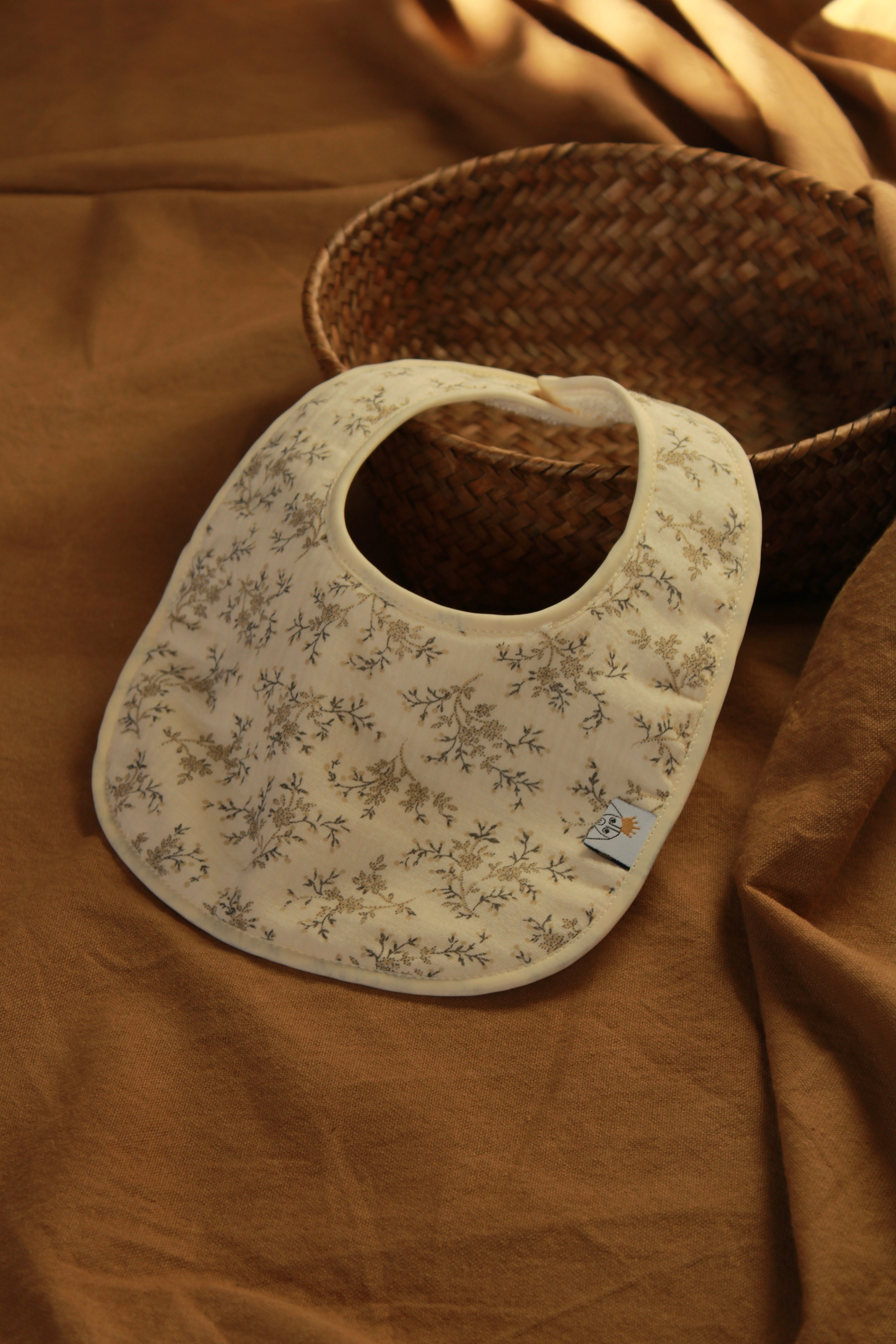 Mon bavoir en gaze + tissu éponge