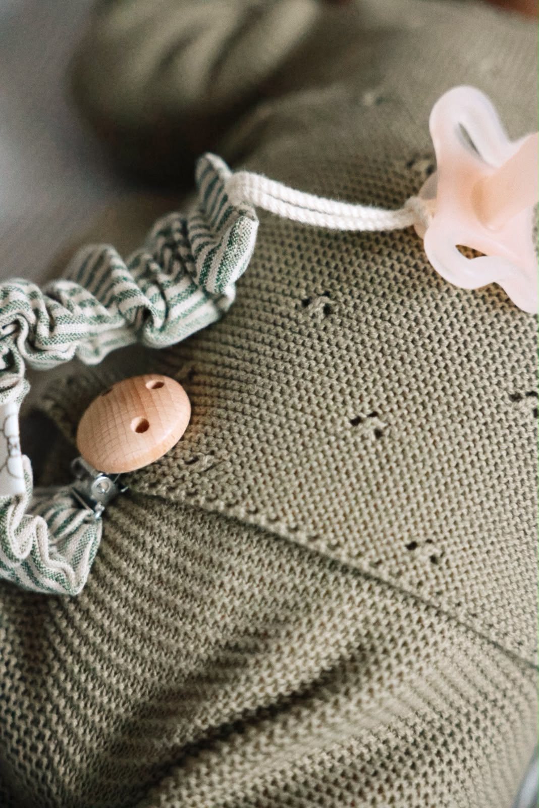 Conjunto Punto Tricot Verde Oliva