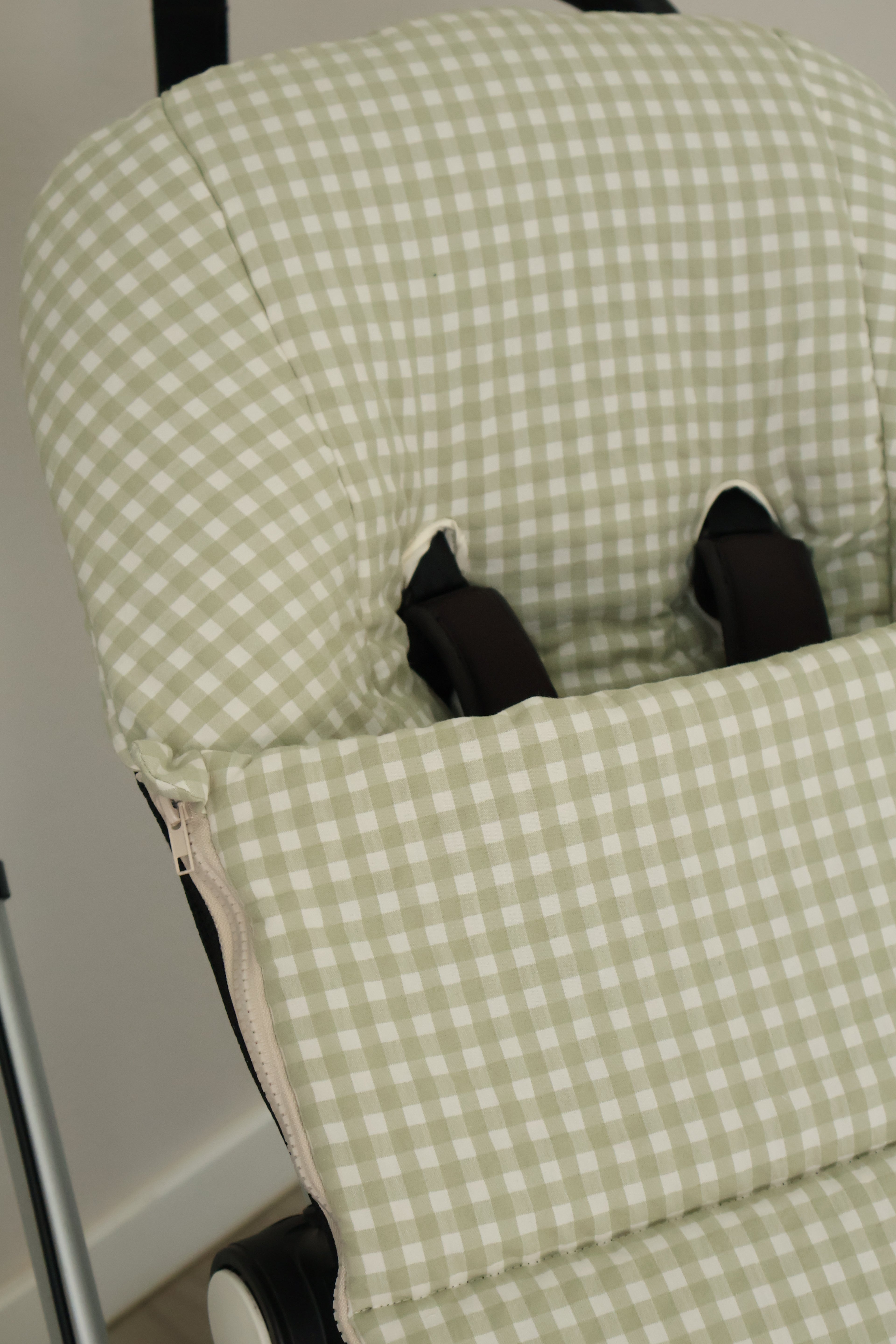 Sac poussette Vichy Matcha