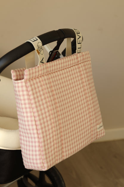 Bolso Big Vichy Rosa