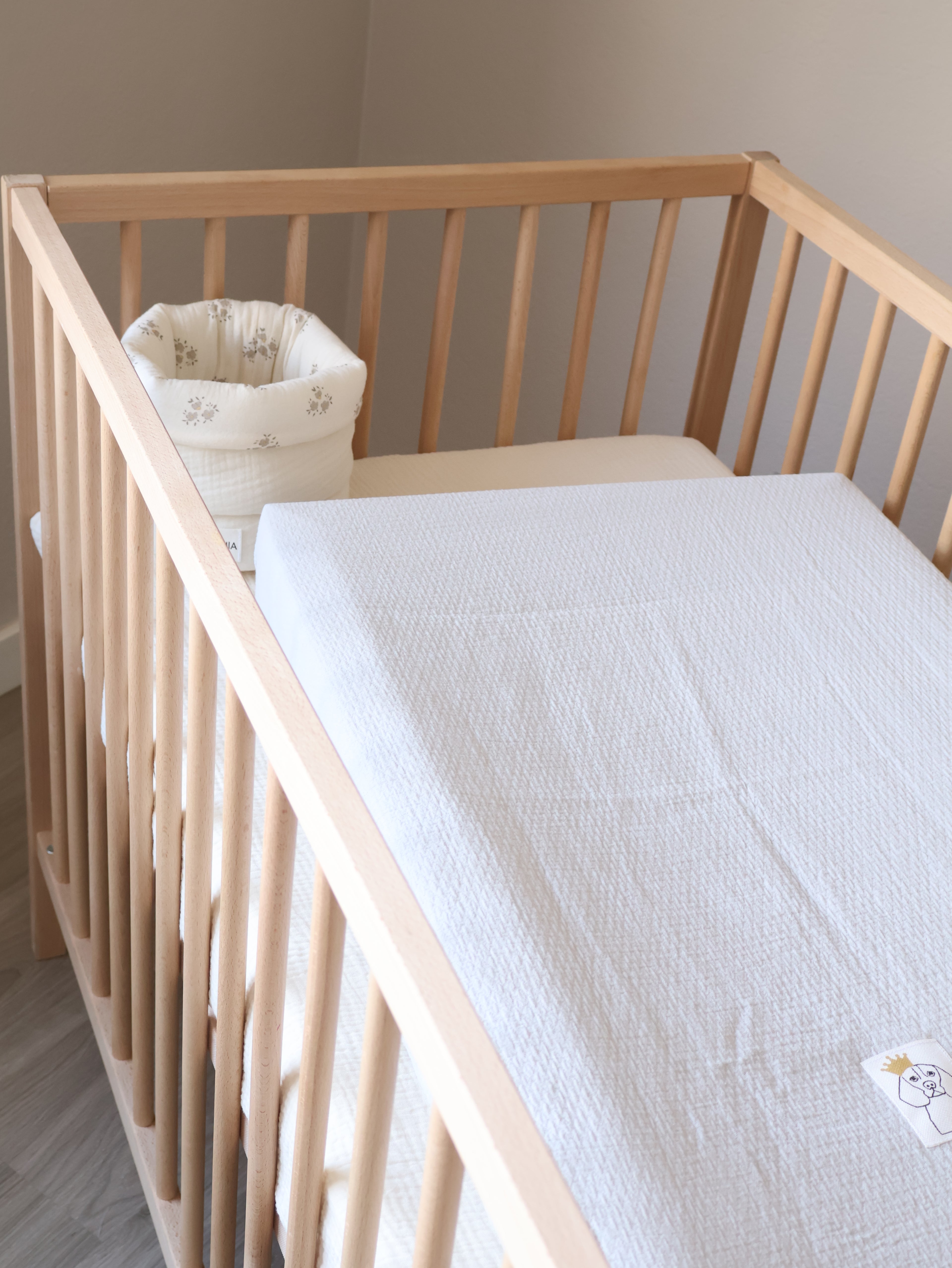 Housse de matelas à langer Dolby Gray