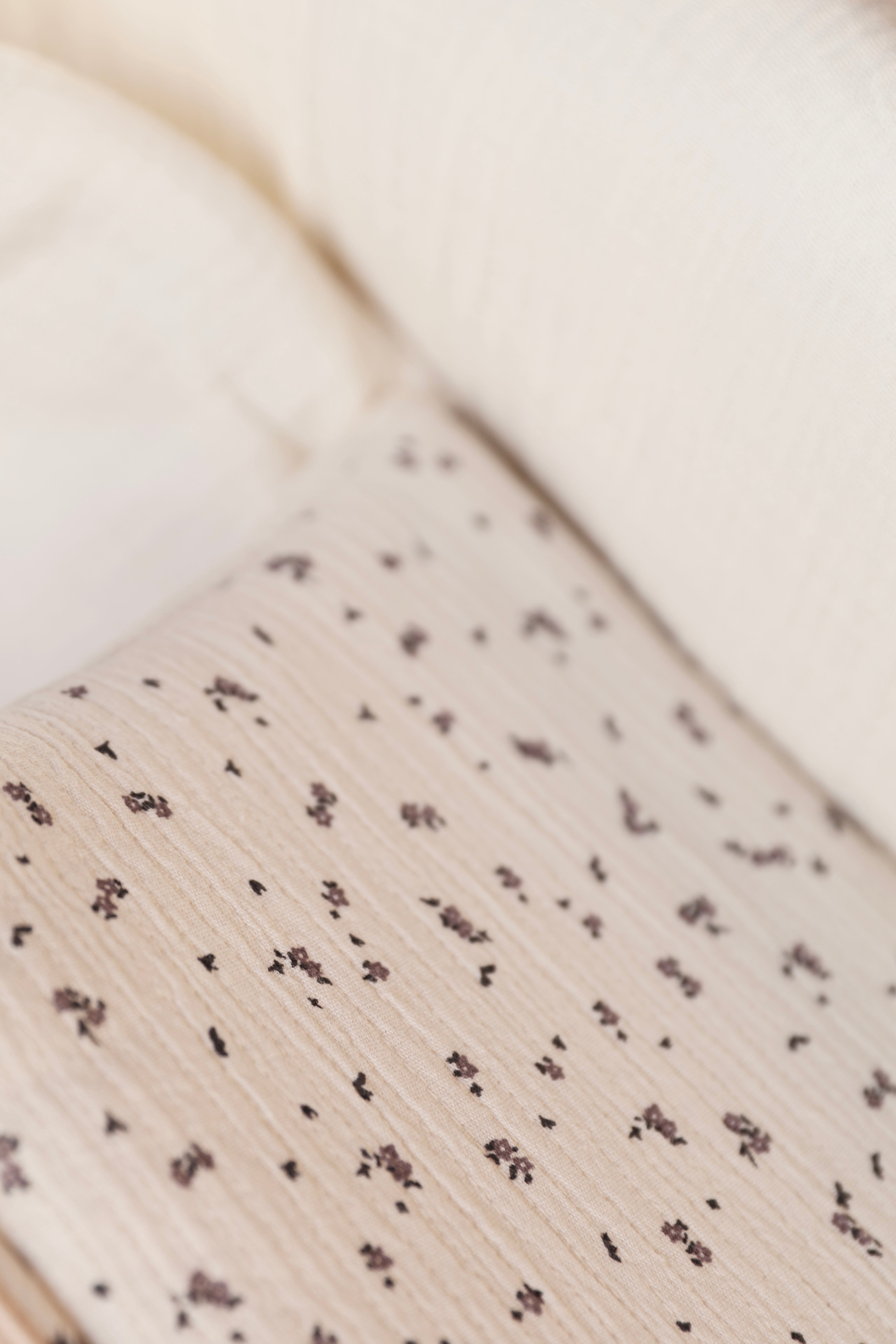 Sac de transport imprimé pour jumeaux + gaze brute