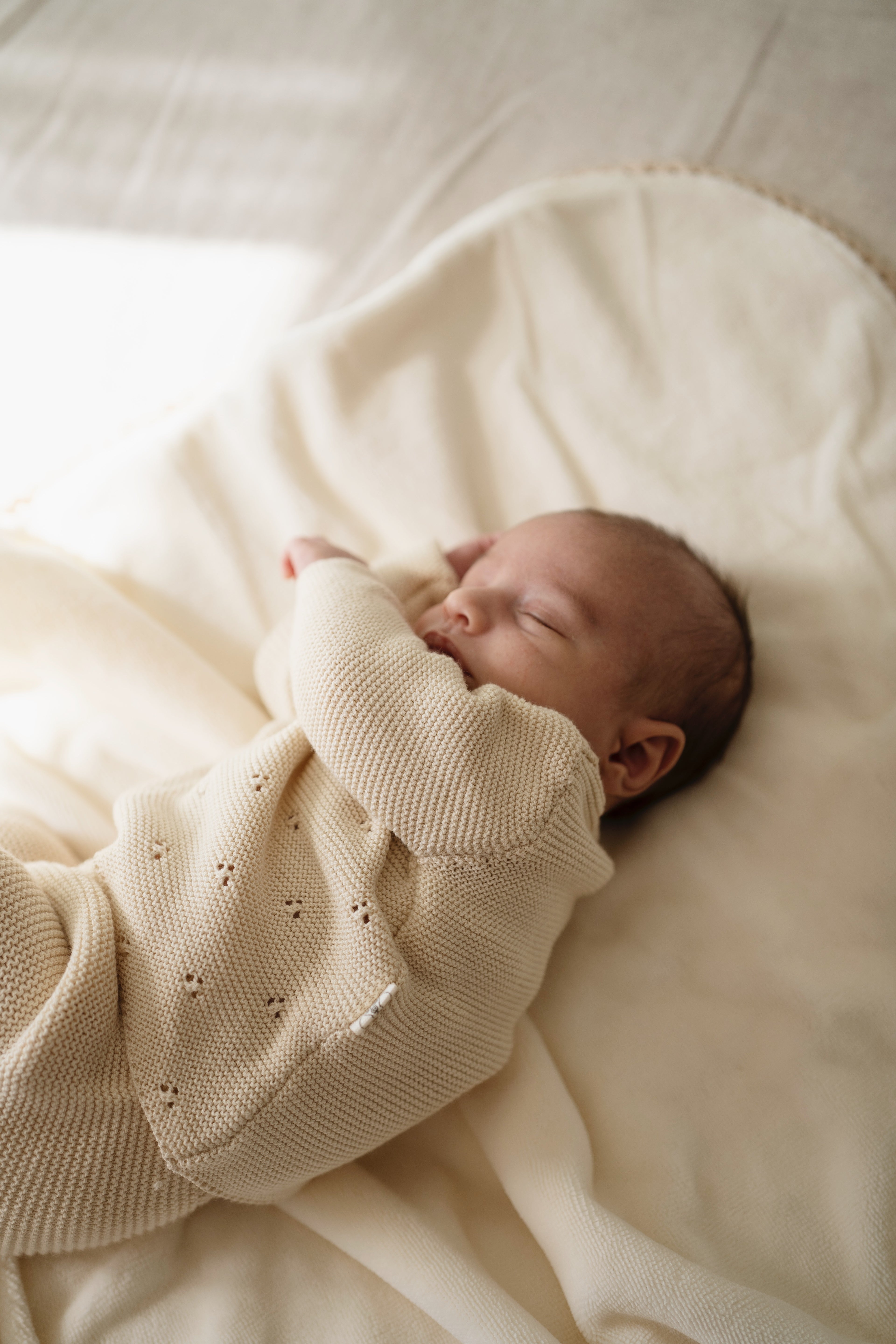 Conjunto Punto Tricot Beige