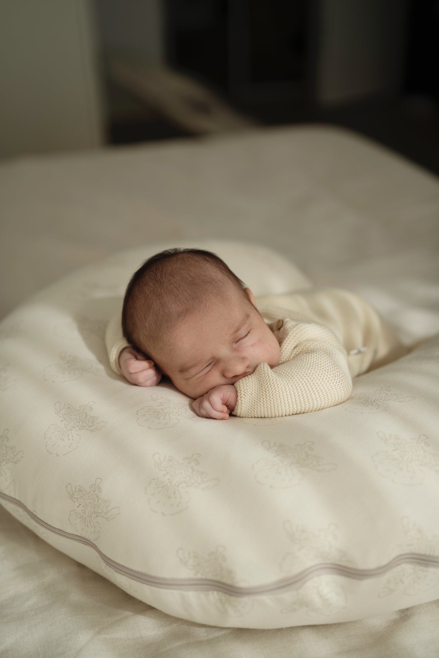 Conjunto Punto Tricot Beige