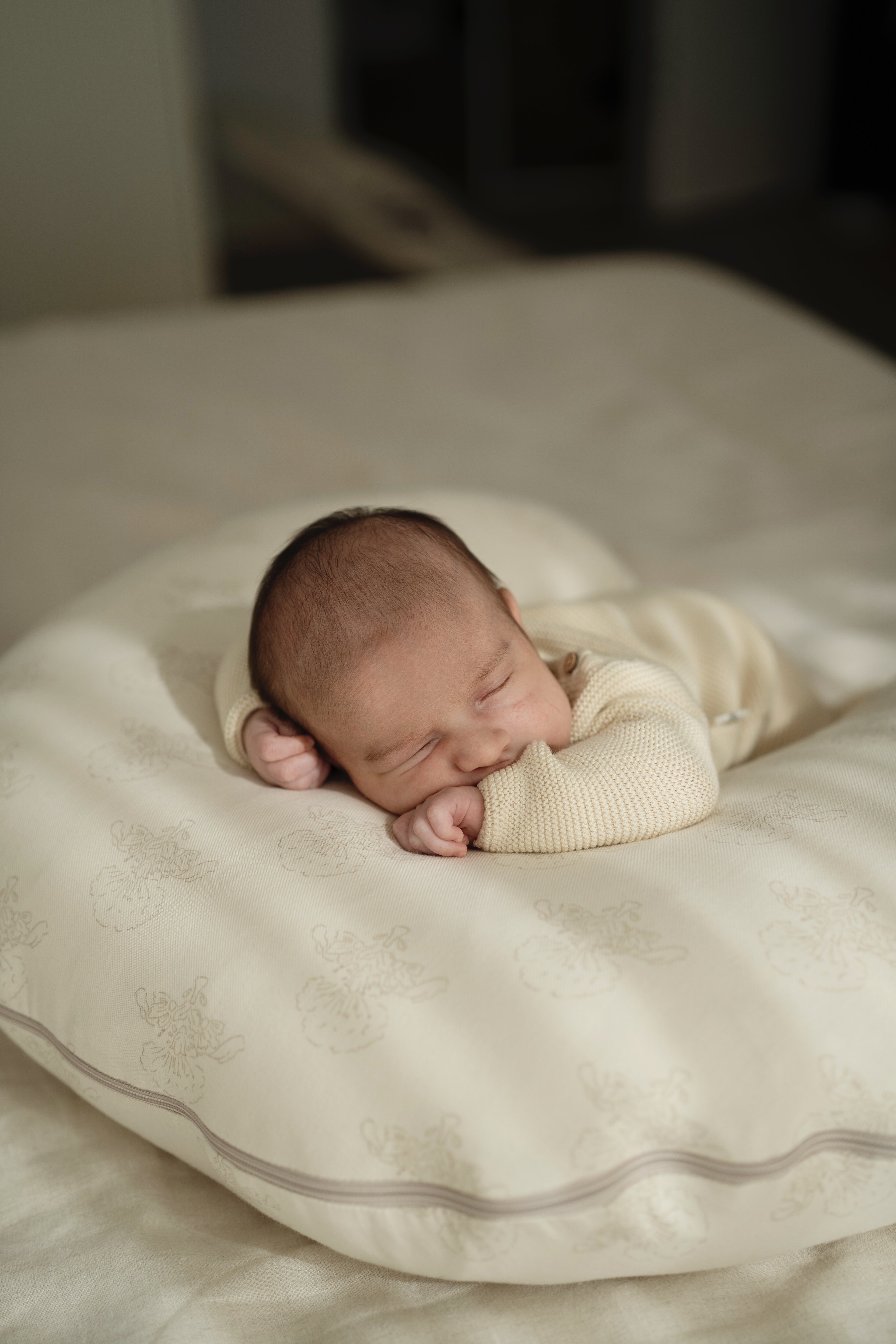 Conjunto Punto Tricot Beige