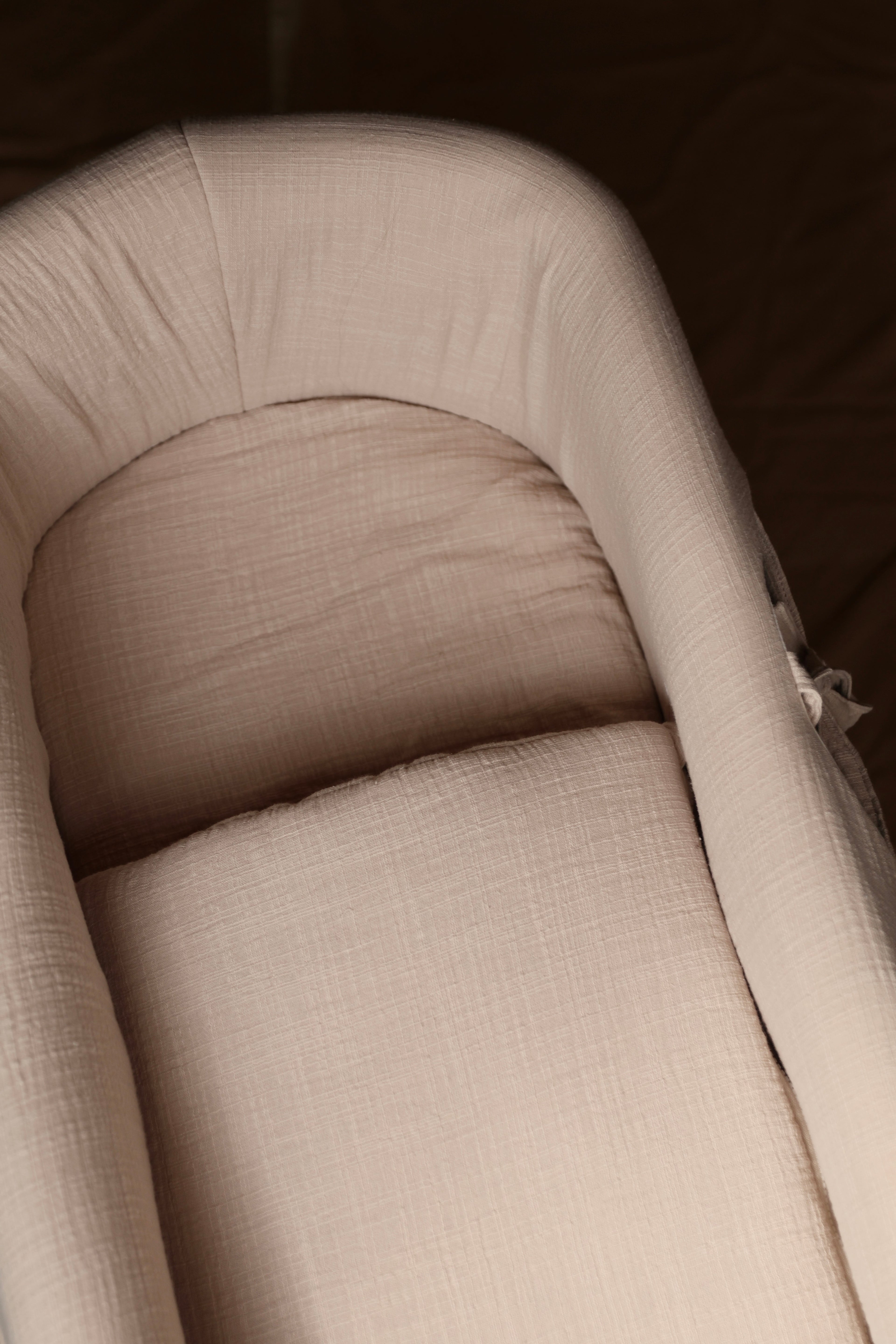 Saco Bajera Cochecito Gasa Rústica Arena