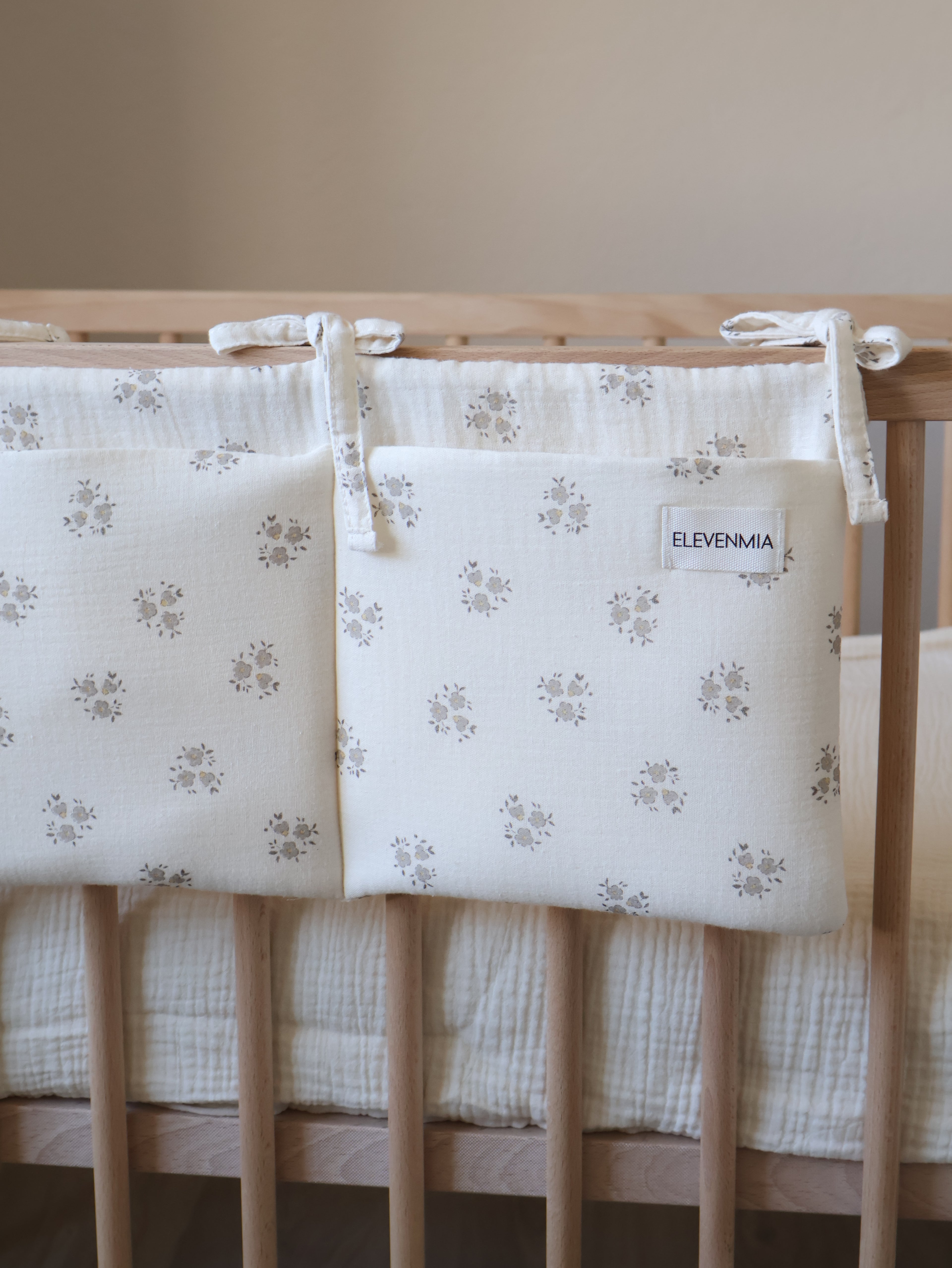 Organizador de cuna Sia Gris