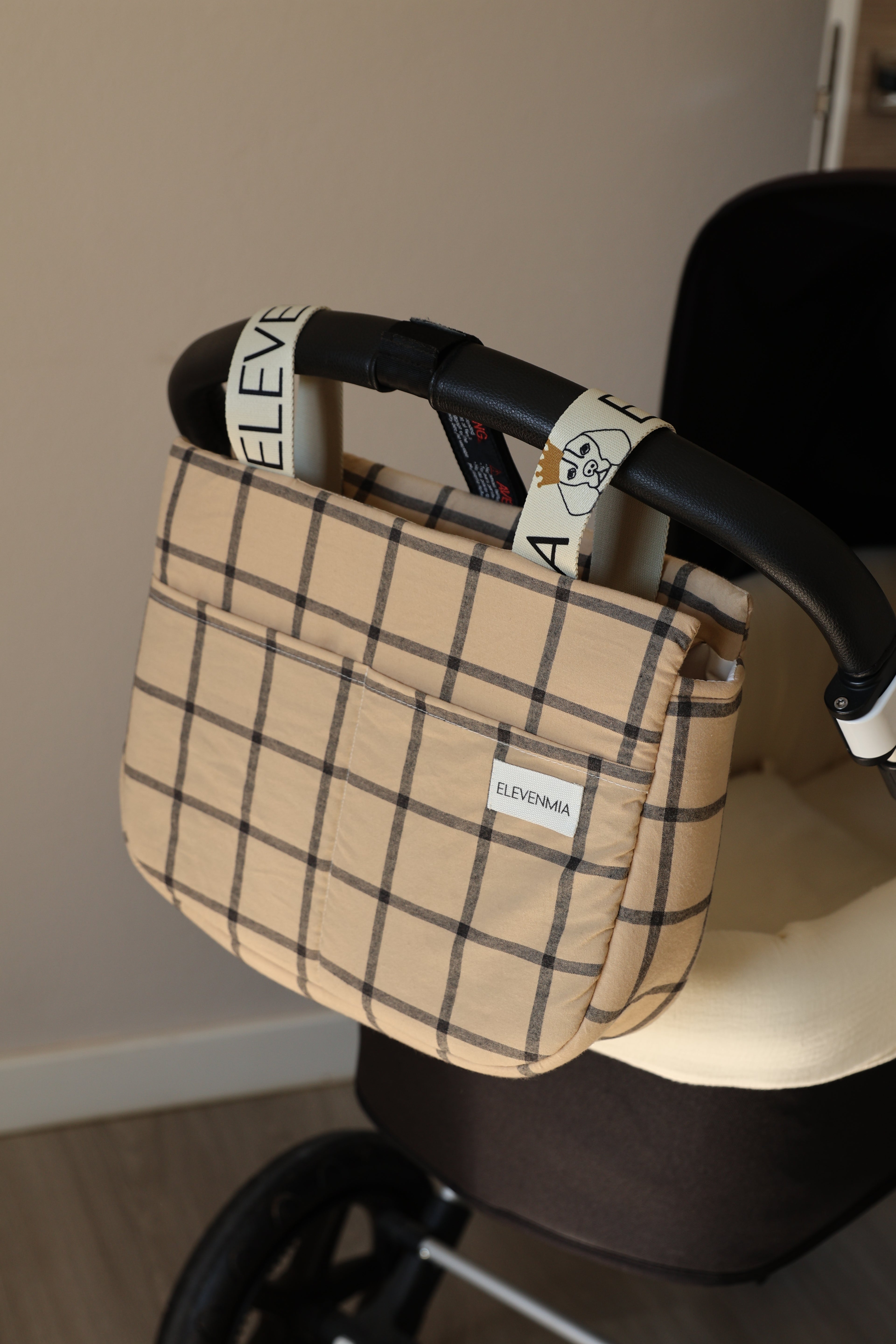 Bolso Babi Cuadro Ocre