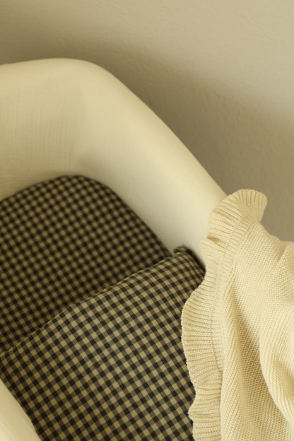 Saco Bajera Cochecito Vichy Verde Militar