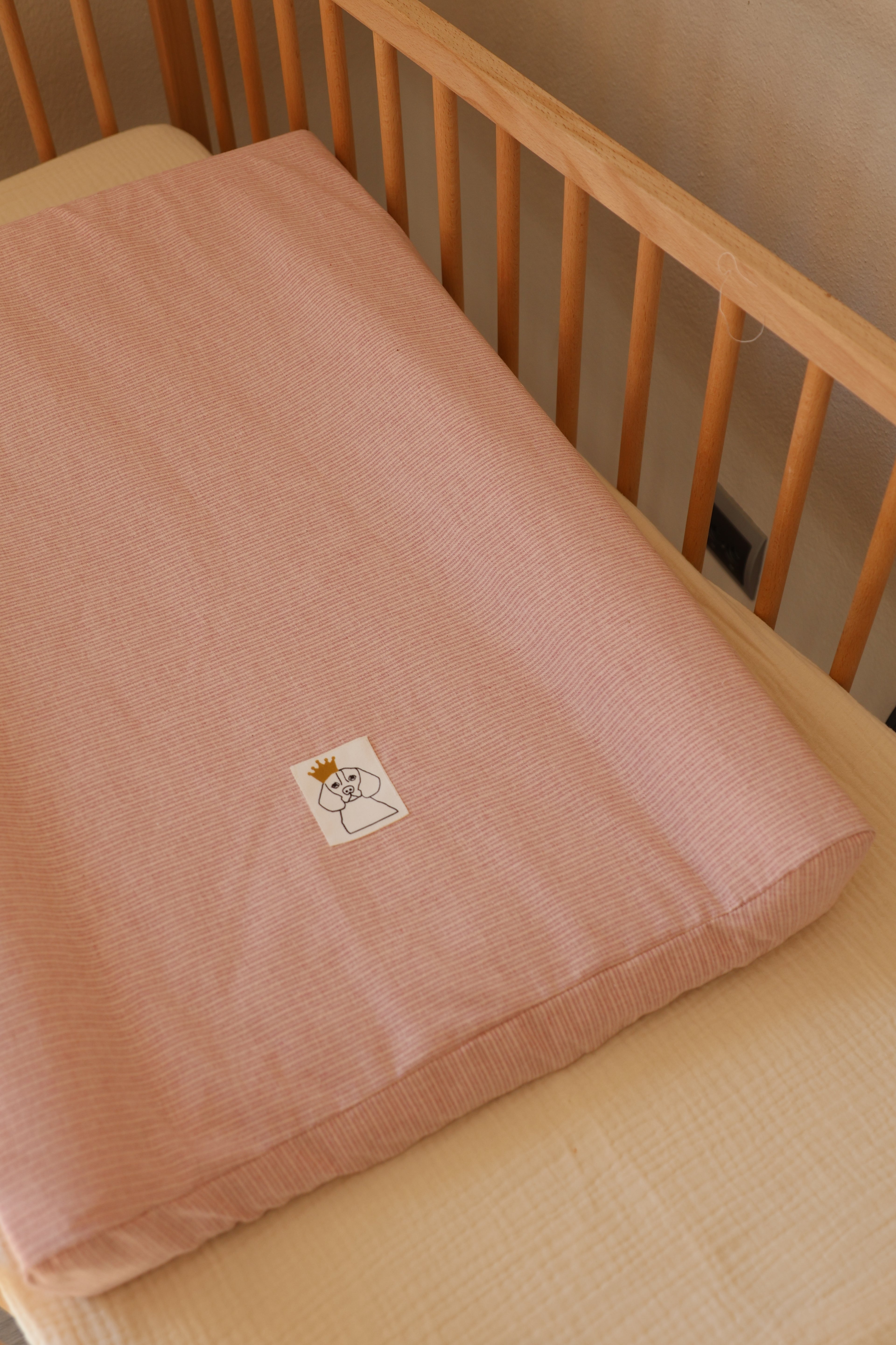 Funda Cambiador Mini Stripe Rosa