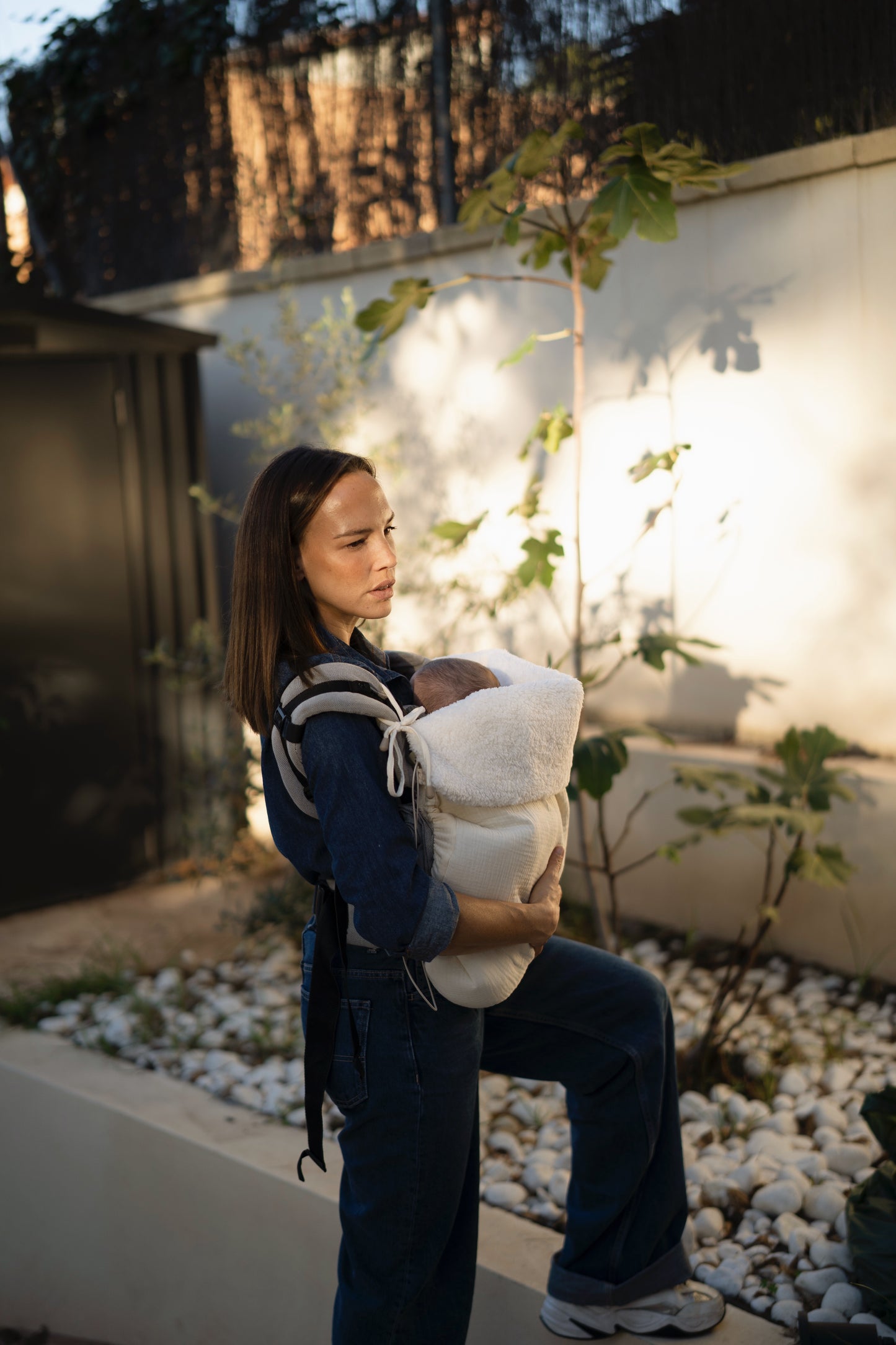 Arrullo porteo Gasa Cruda + Borreguito