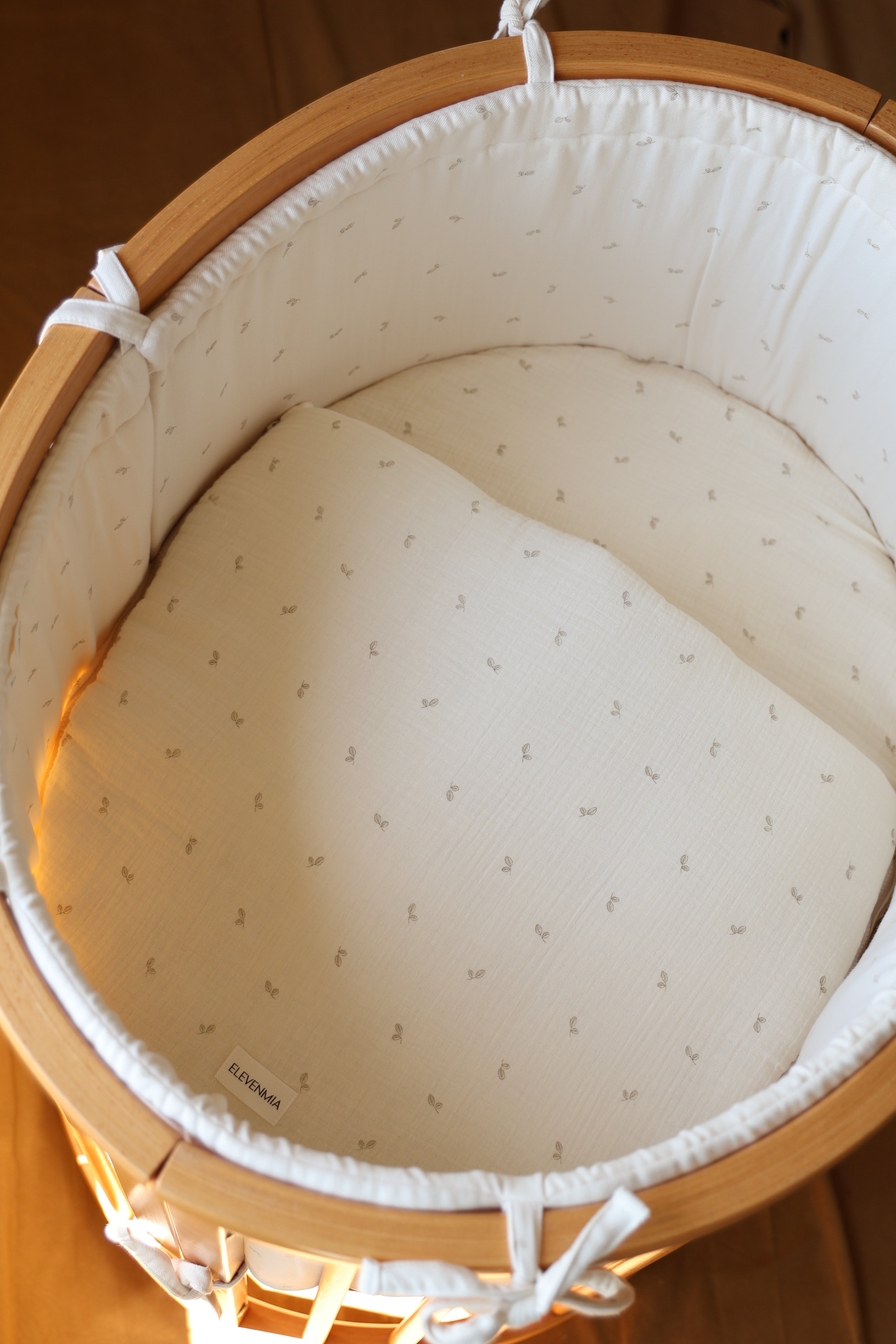 Saco Bajera de MINI CUNA Stokke Gasa Oliva