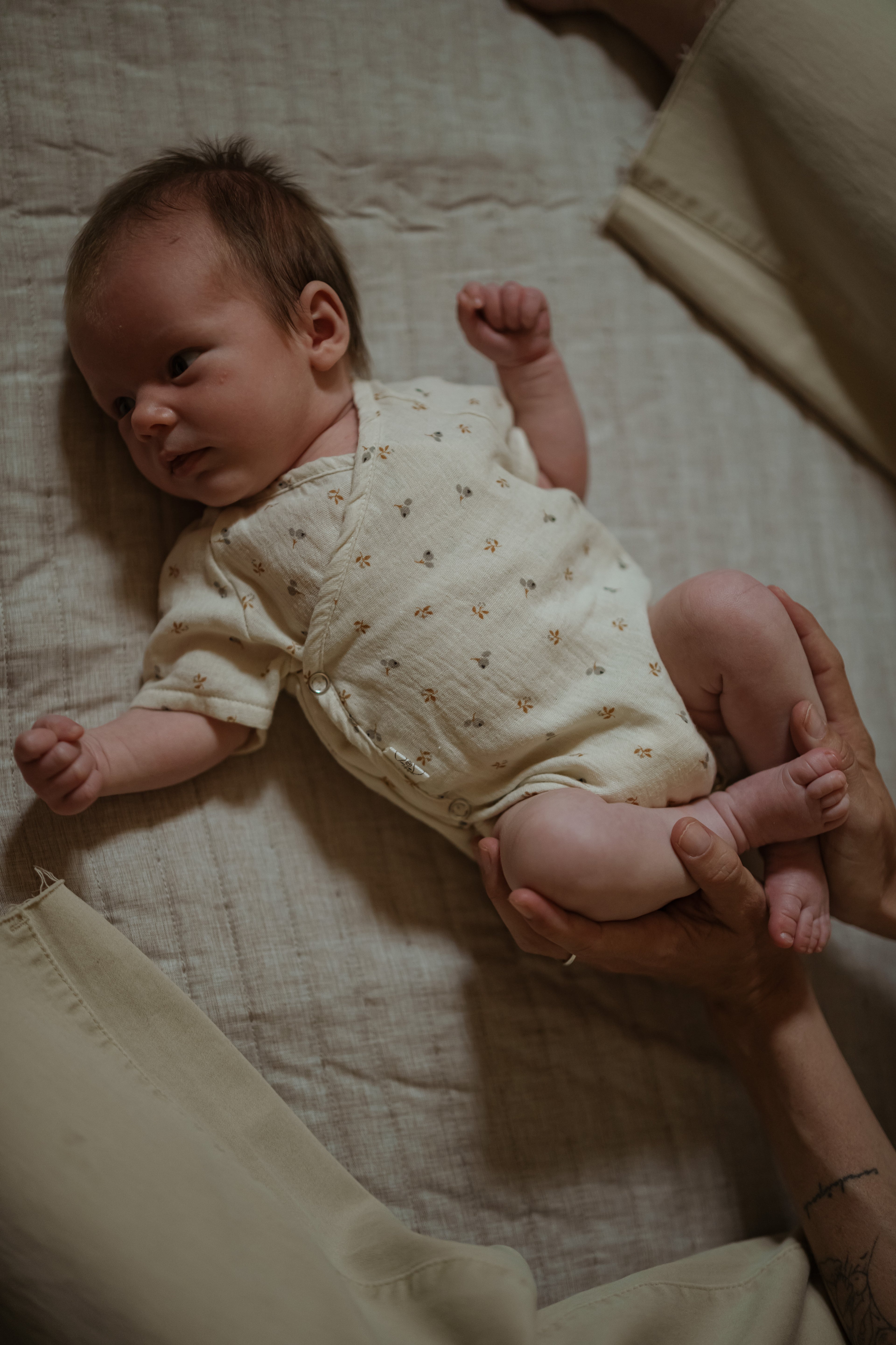 Body à manches courtes en mousseline Tanit 122