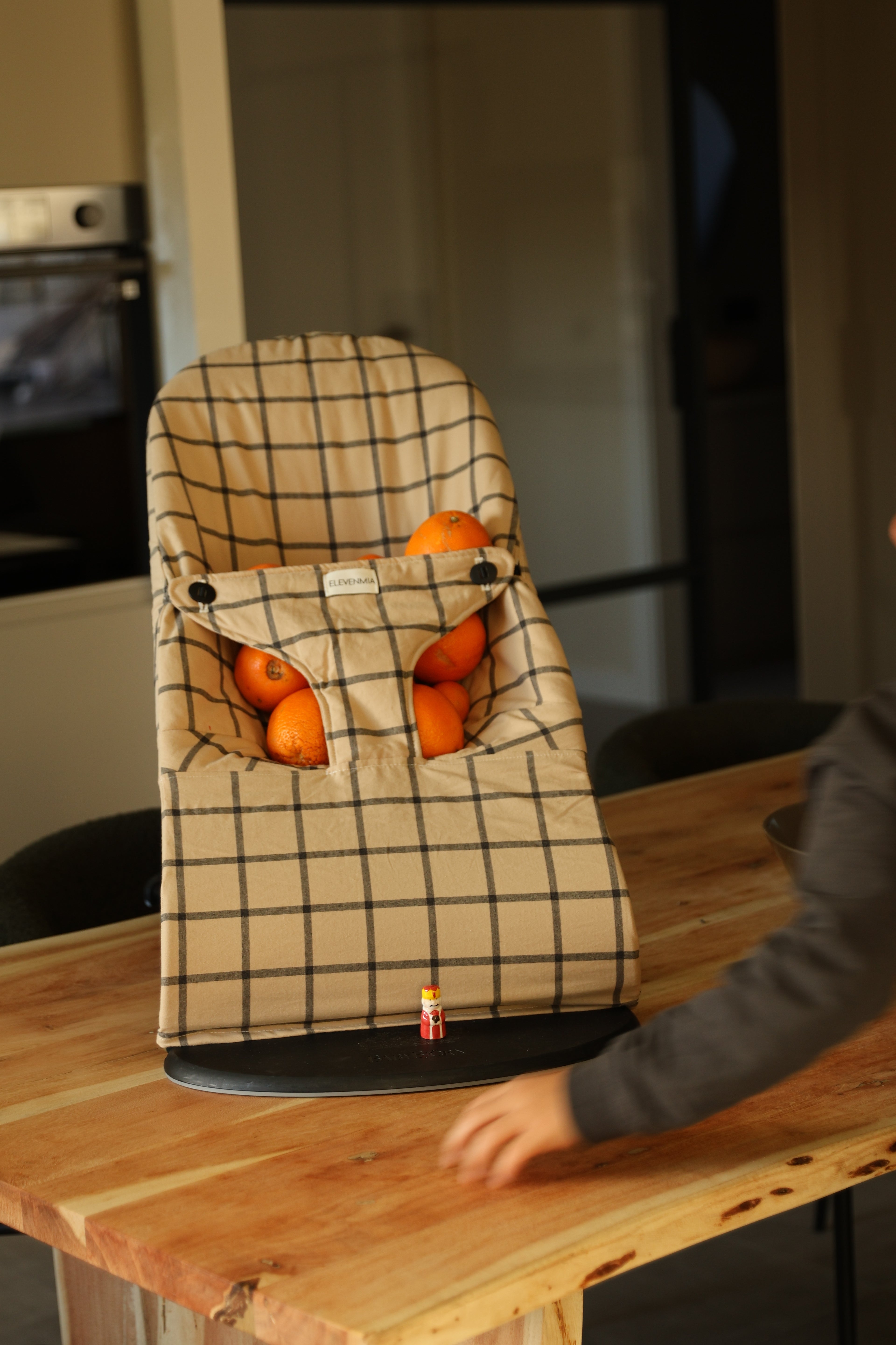 Funda Hamaca BabyJörn Cuadro Ocre