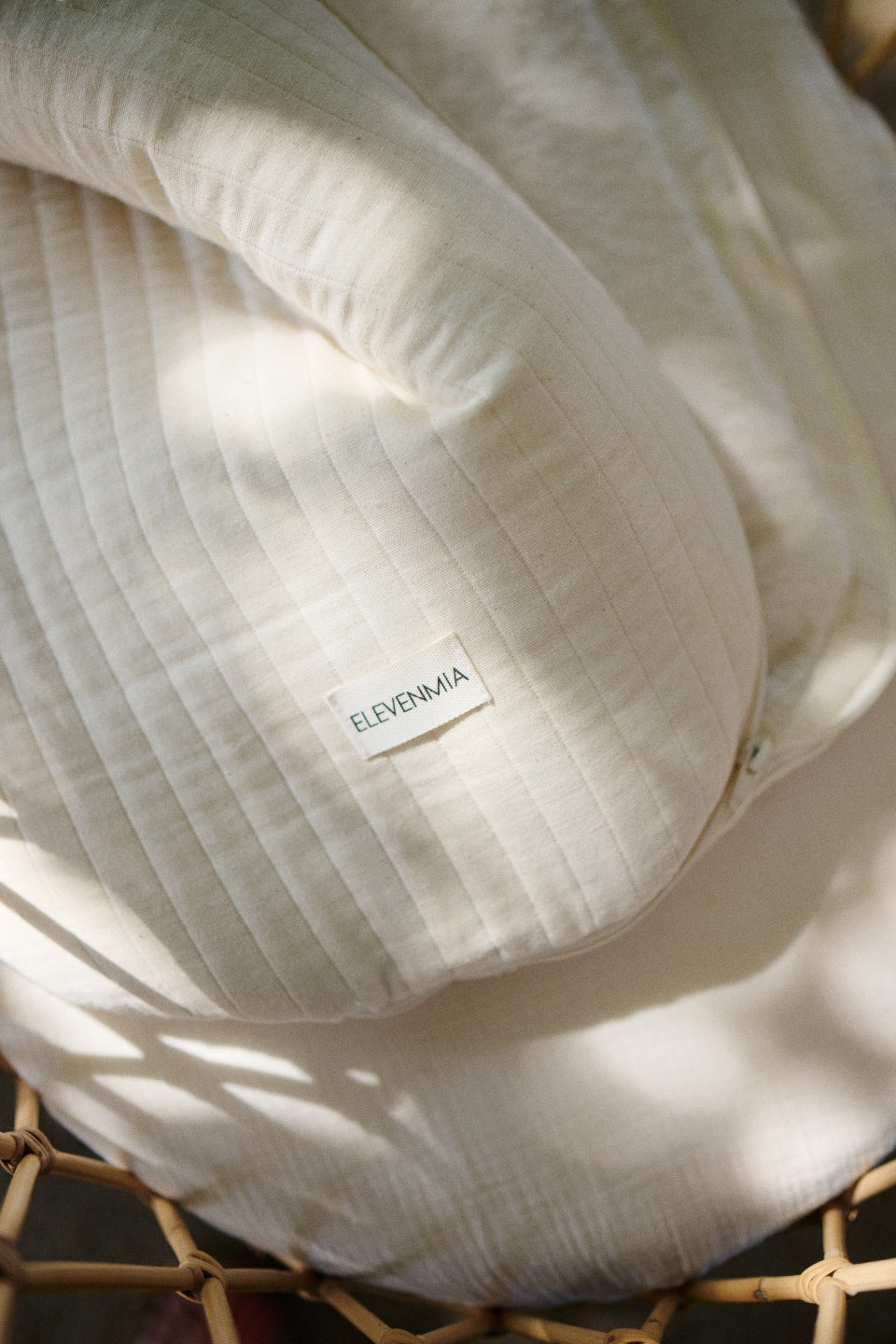 Saco Nido  Quilt + Pelo Beige