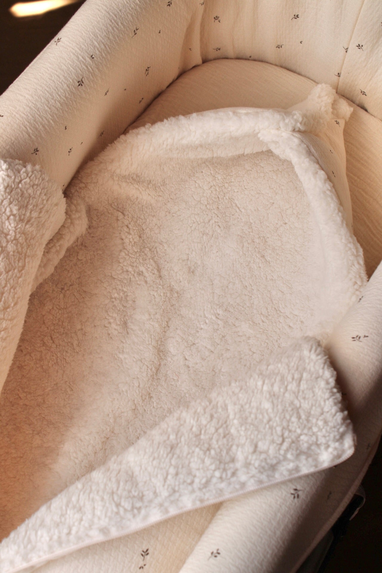 Saco Capazo Nature Estampado + Borreguito