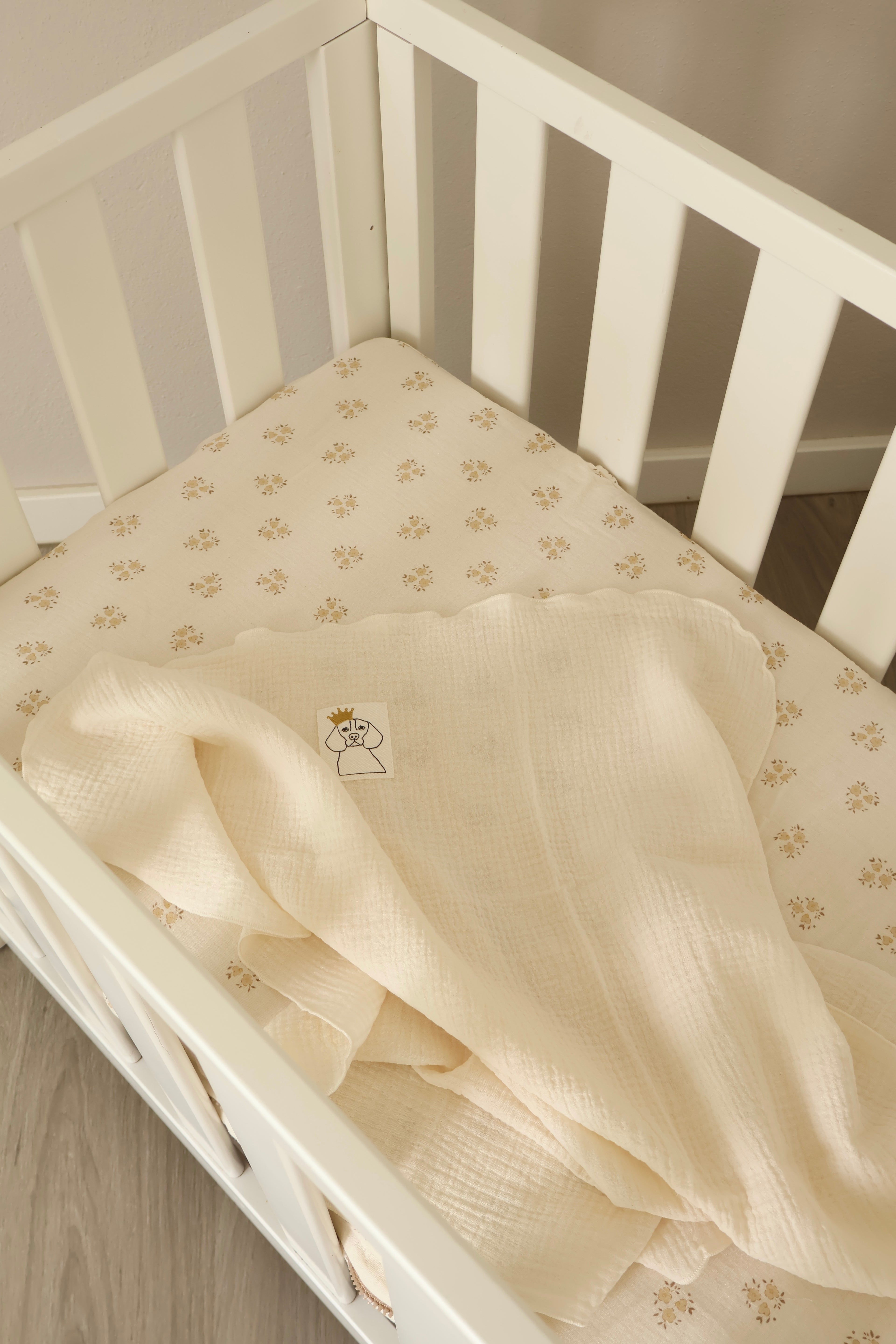 Sac de fond pour mini-berceau 80x50 Gaze Sia Sand