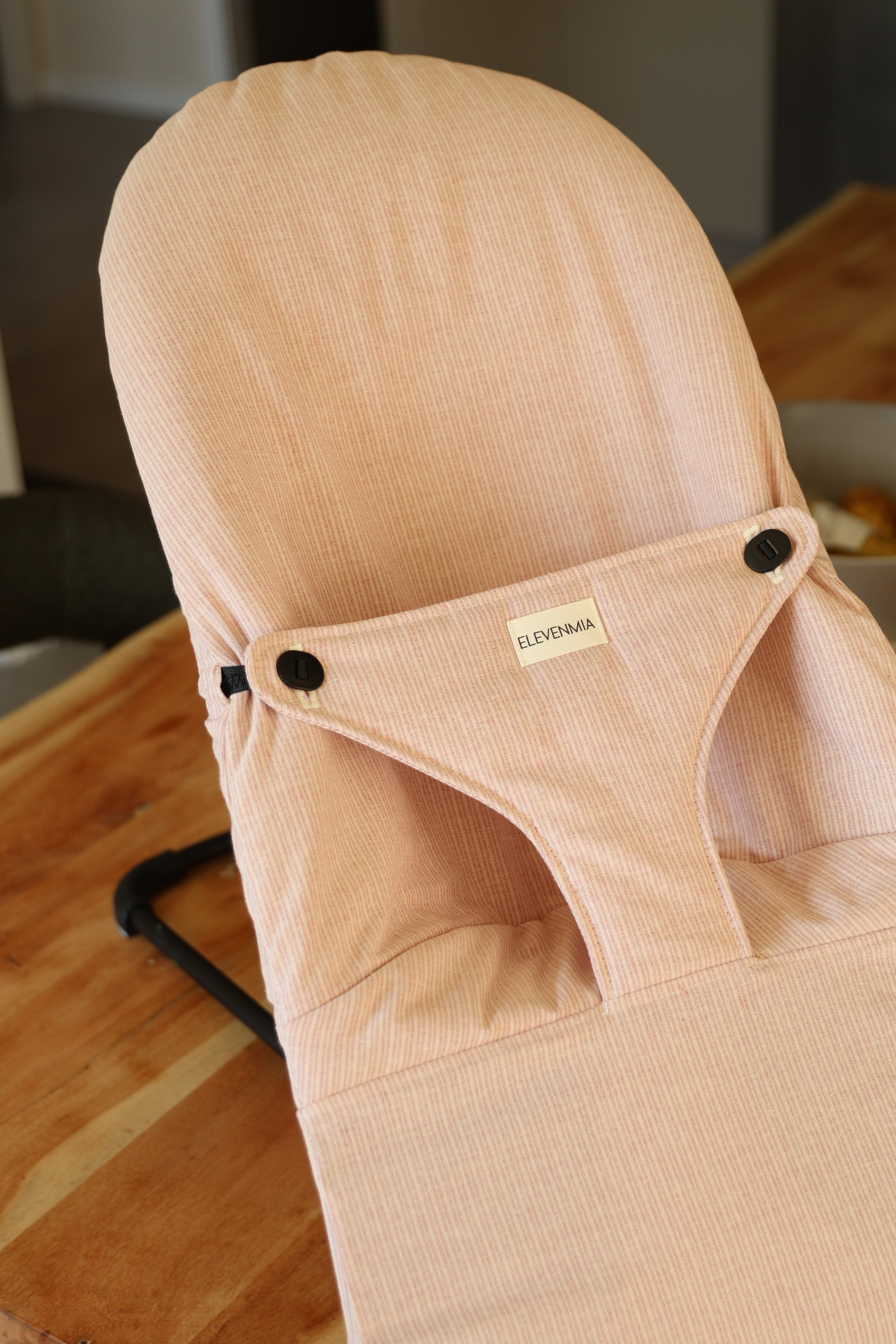 Funda Hamaca BabyJörn Mini Stripe Rosa