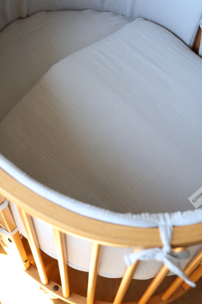 Saco Bajera de MINI CUNA Stokke Gasa Gris