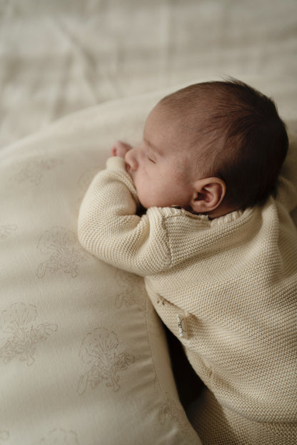 Conjunto Punto Tricot Beige