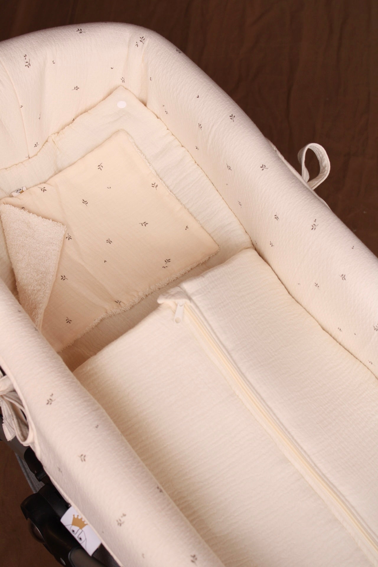 Sac panier en gaze brute