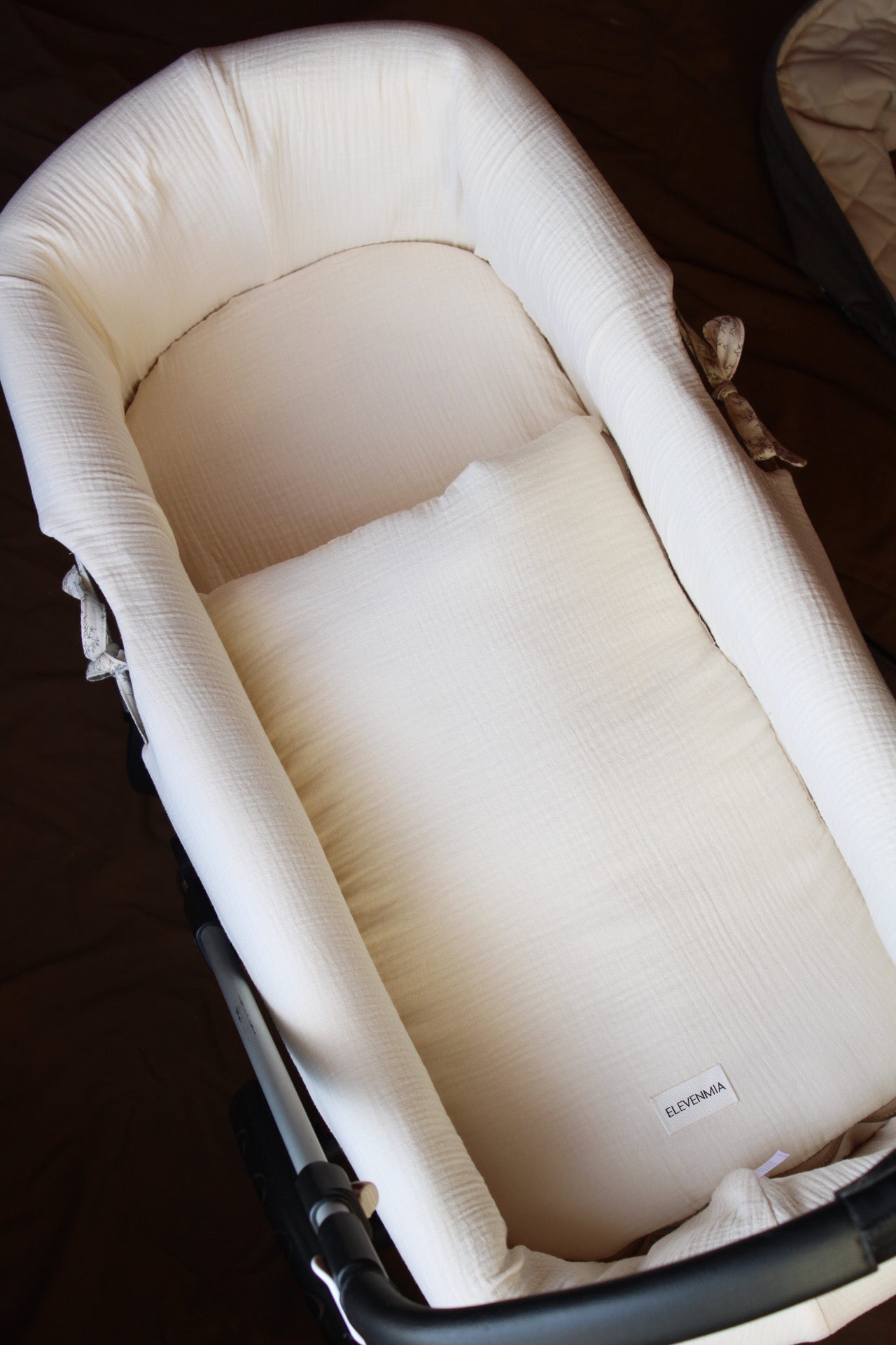 Housse de poussette Dolby Pepper + gaze brute réversible