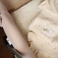 Carrycot Cover Classic Vichy + Beige Muslin