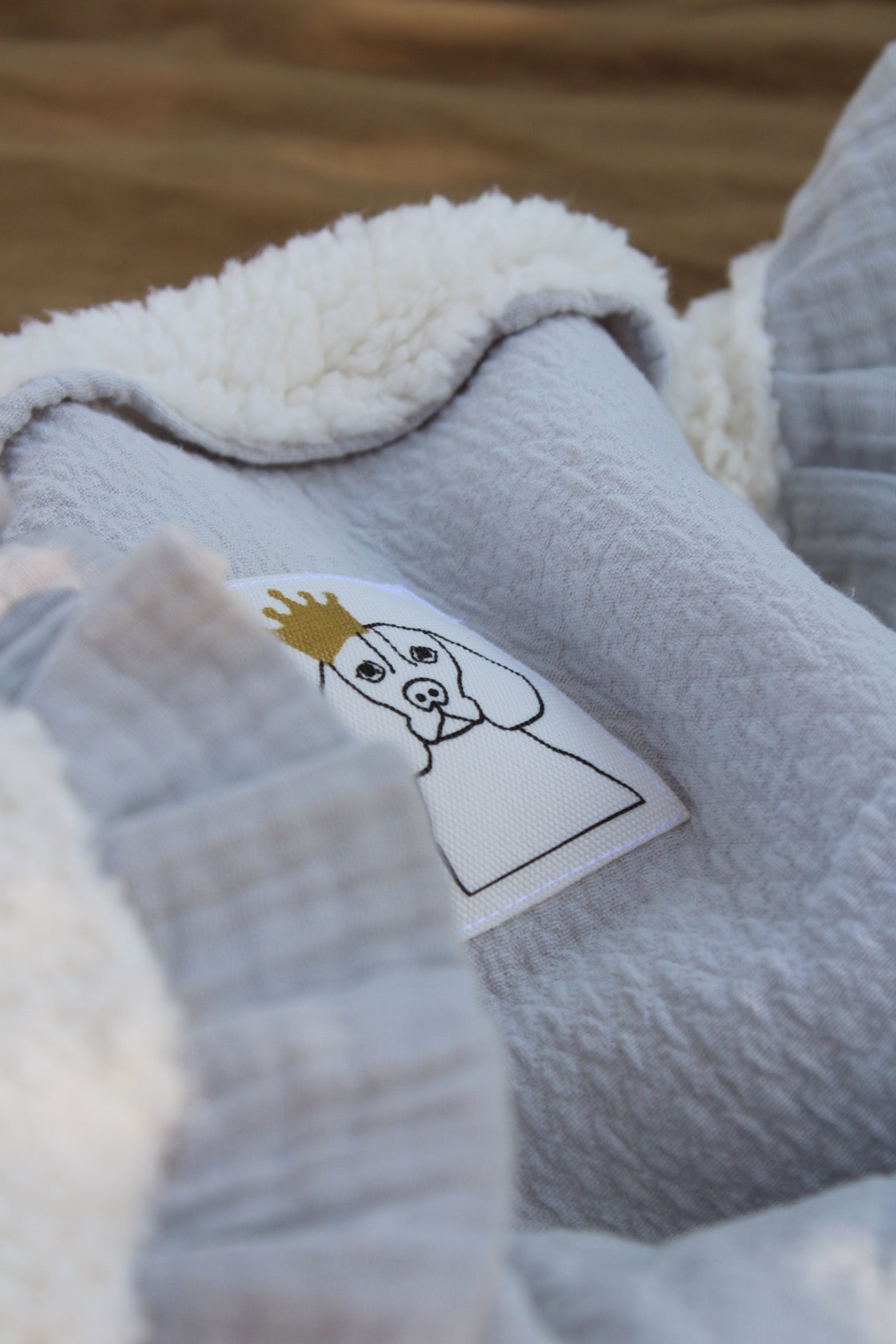 Manta Dolby Gris + Borreguito