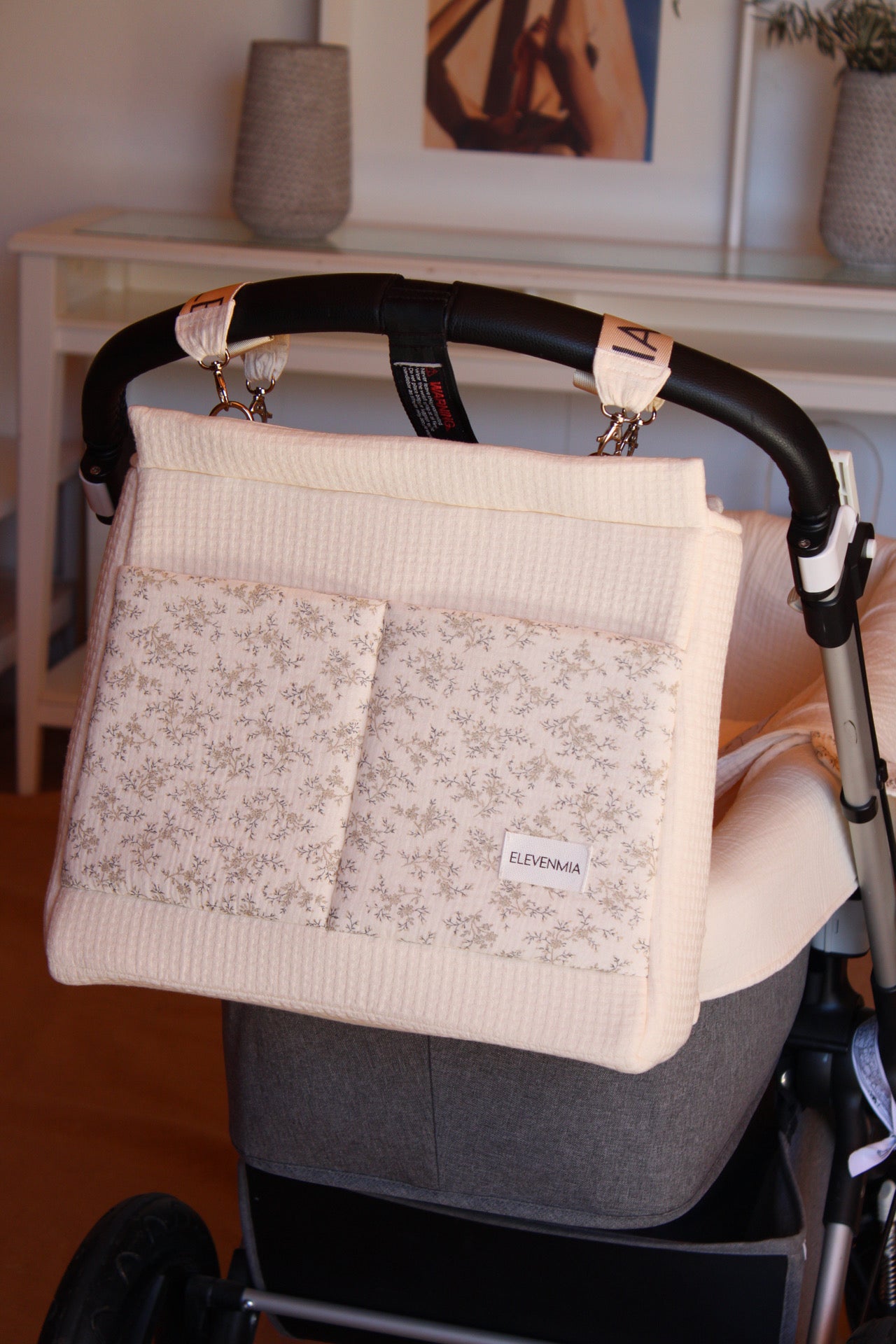 Mochila E-BAG de carro Arpi Crudo + Bolsillo Gasa Mia