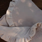 Beige Muslin + Mía Ruffle Cooing