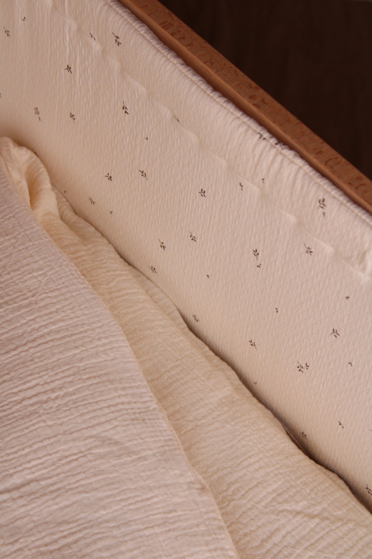 Protège-lit imprimé nature 70x140