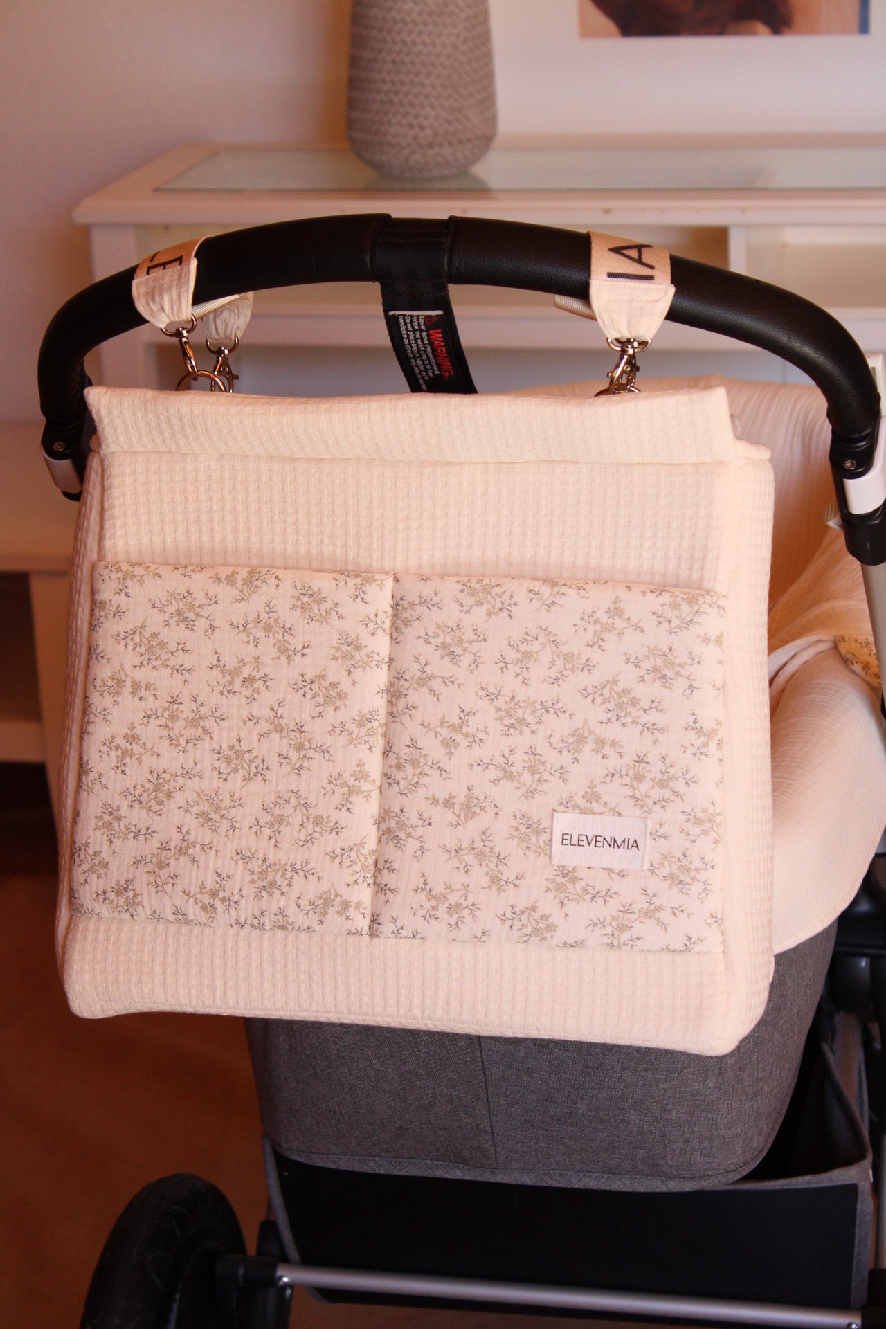 Mochila E-BAG de carro Arpi Crudo + Bolsillo Gasa Mia