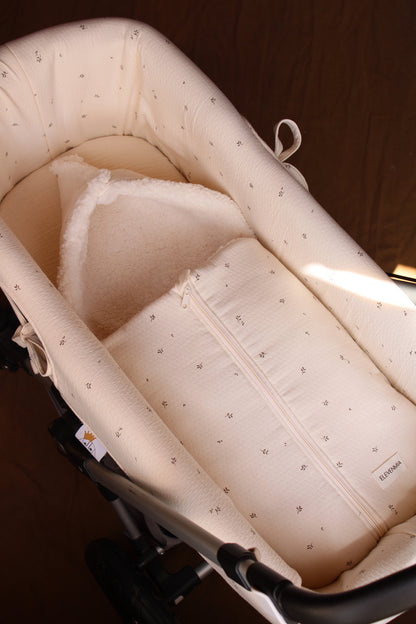 Carrycot Bag Beige Muslin