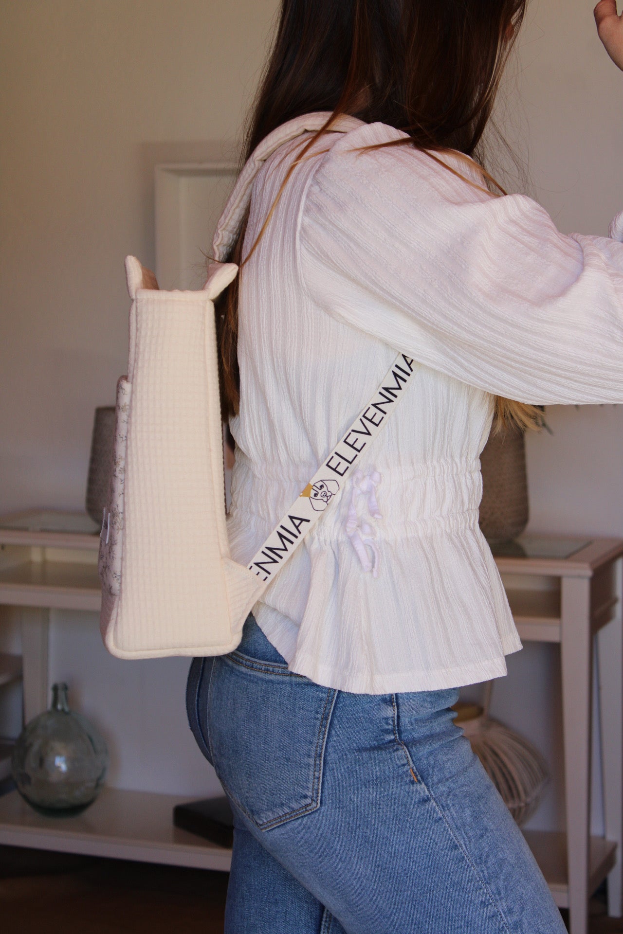 Mochila E-BAG de carro Arpi Crudo + Bolsillo Gasa Mia