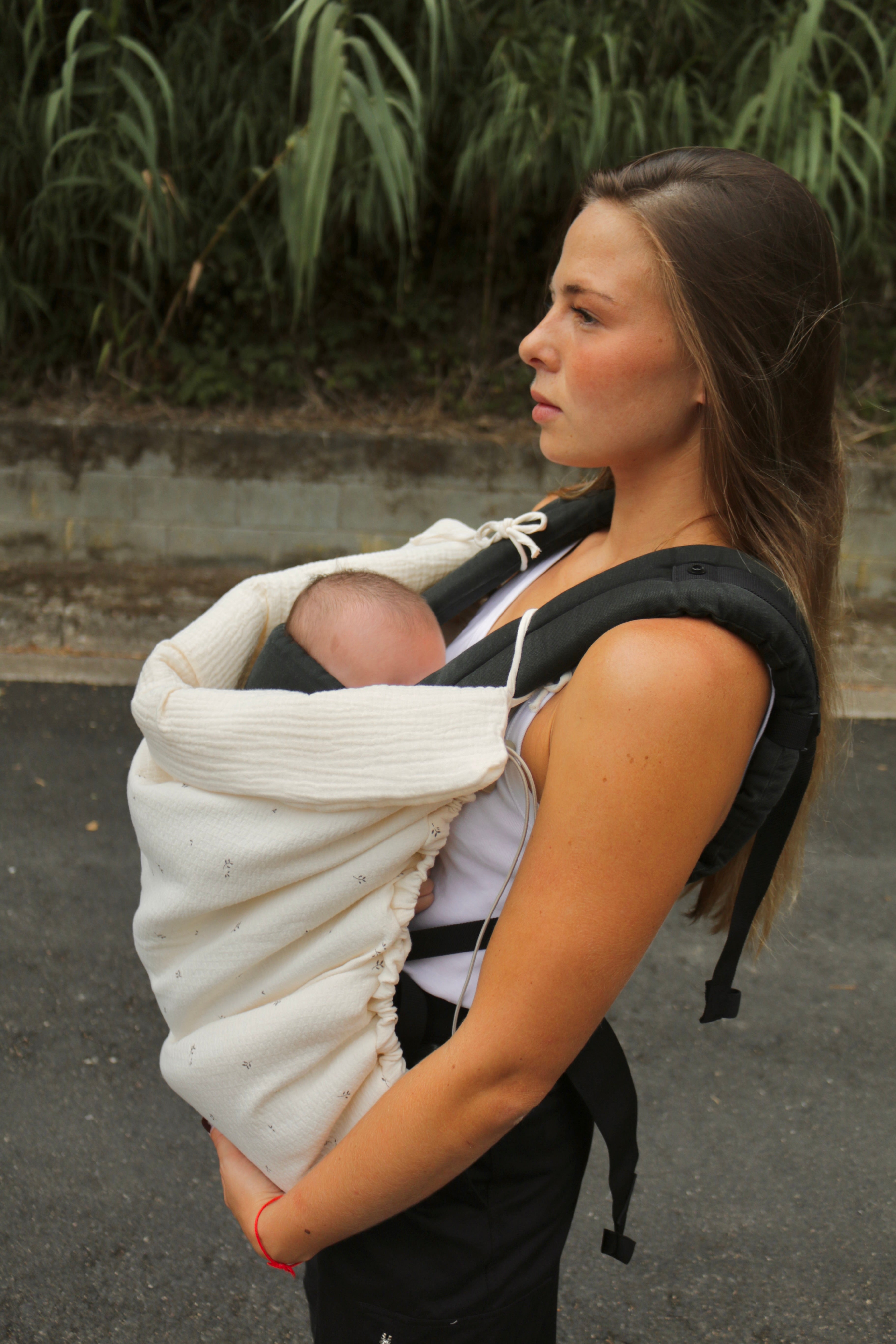 Écharpe de portage Nature à imprimé réversible