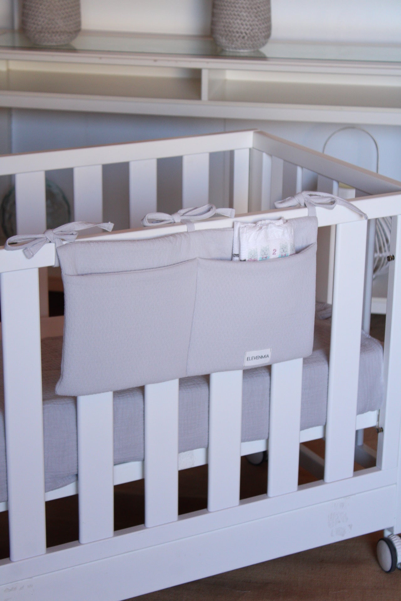 Organizador de cuna Dolby Gris