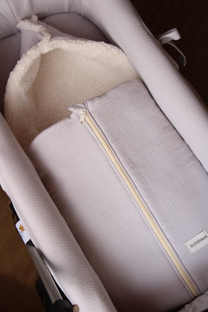 Carrycot Bag Beige Muslin