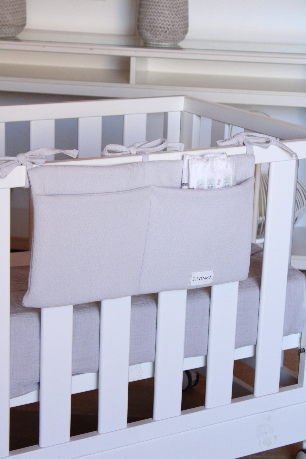 Organizador de cuna Dolby Gris