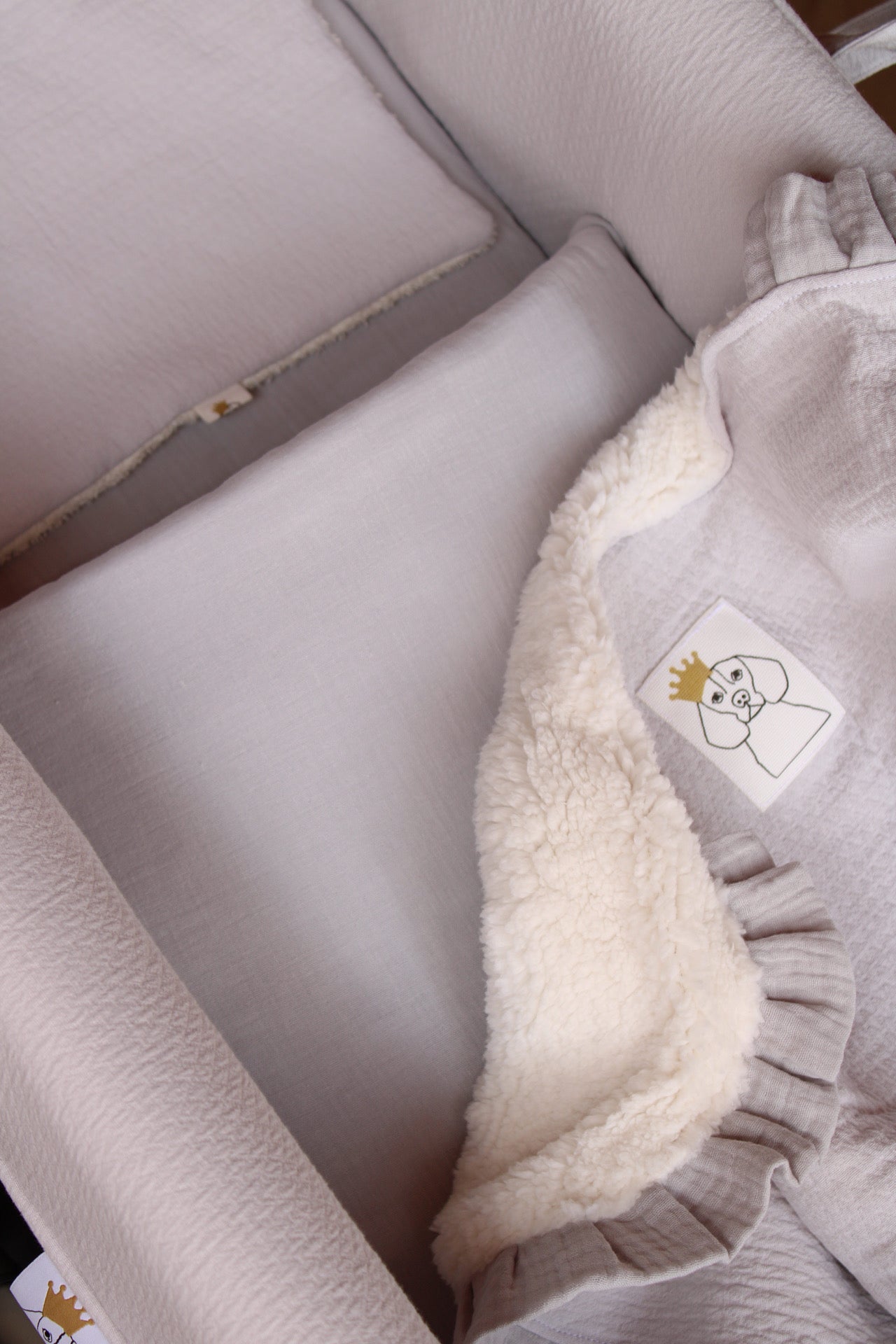 Manta Dolby Gris + Borreguito