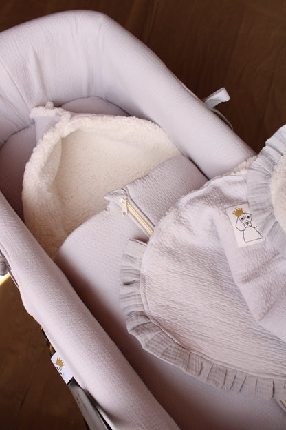 Carrycot Bag Beige Muslin