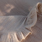 Beige Muslin + Mía Ruffle Cooing