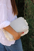  Ruffled Vichy Grey Toiletry Bag