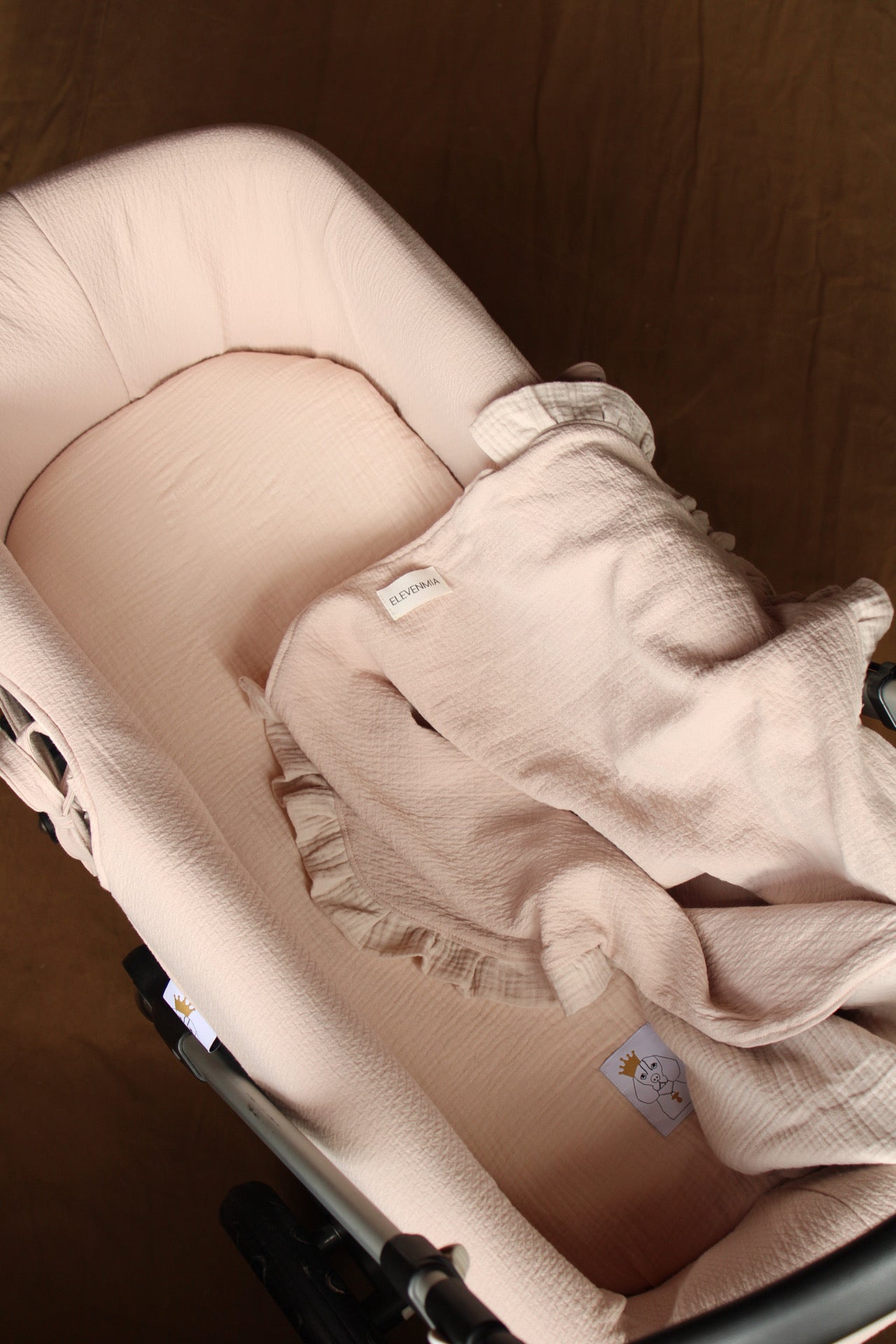 Vestidura Cochecito Dolby Pepper + Gasa Cruda Reversible