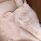 Beige Muslin + Mía Ruffle Cooing